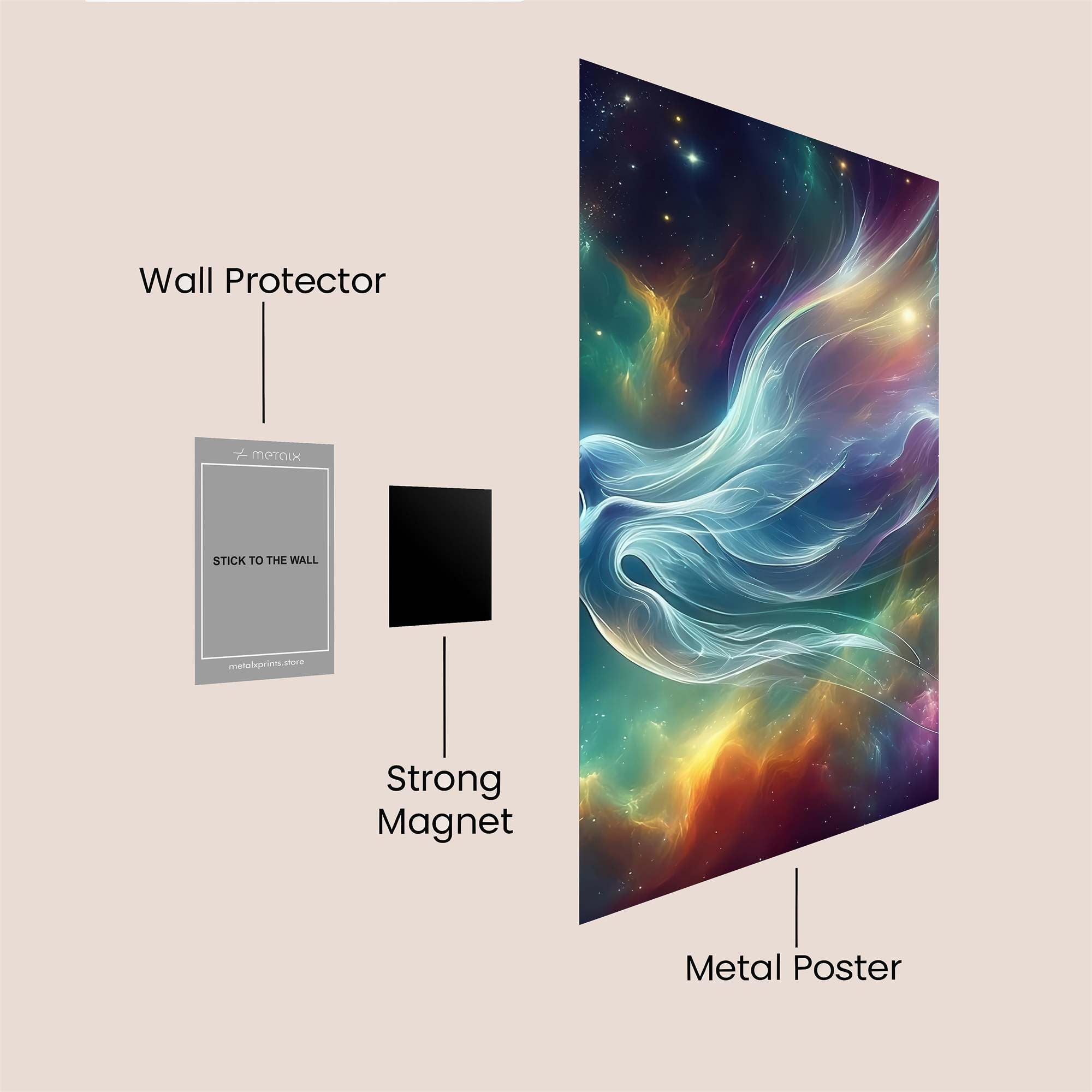 Cosmic Serenity Safe Wall Magnetic / M