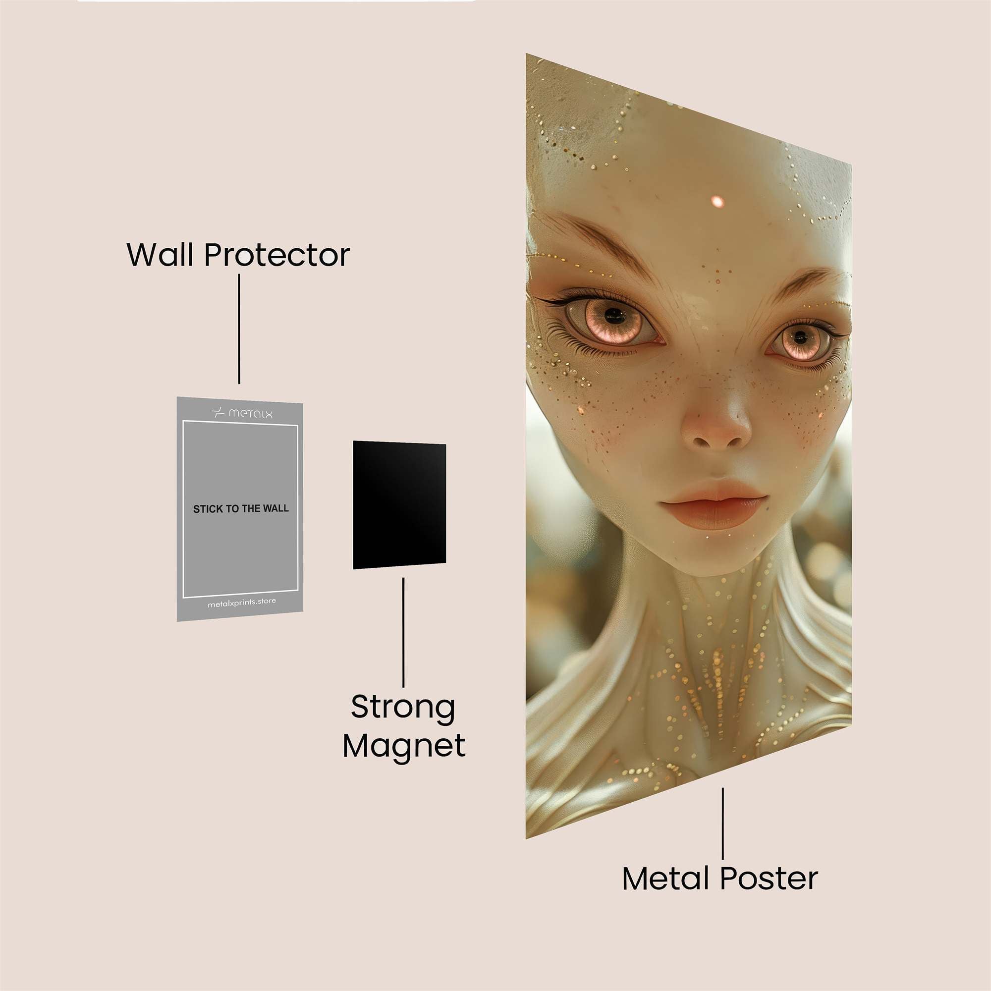 Alien Enigma Safe Wall Magnetic / M