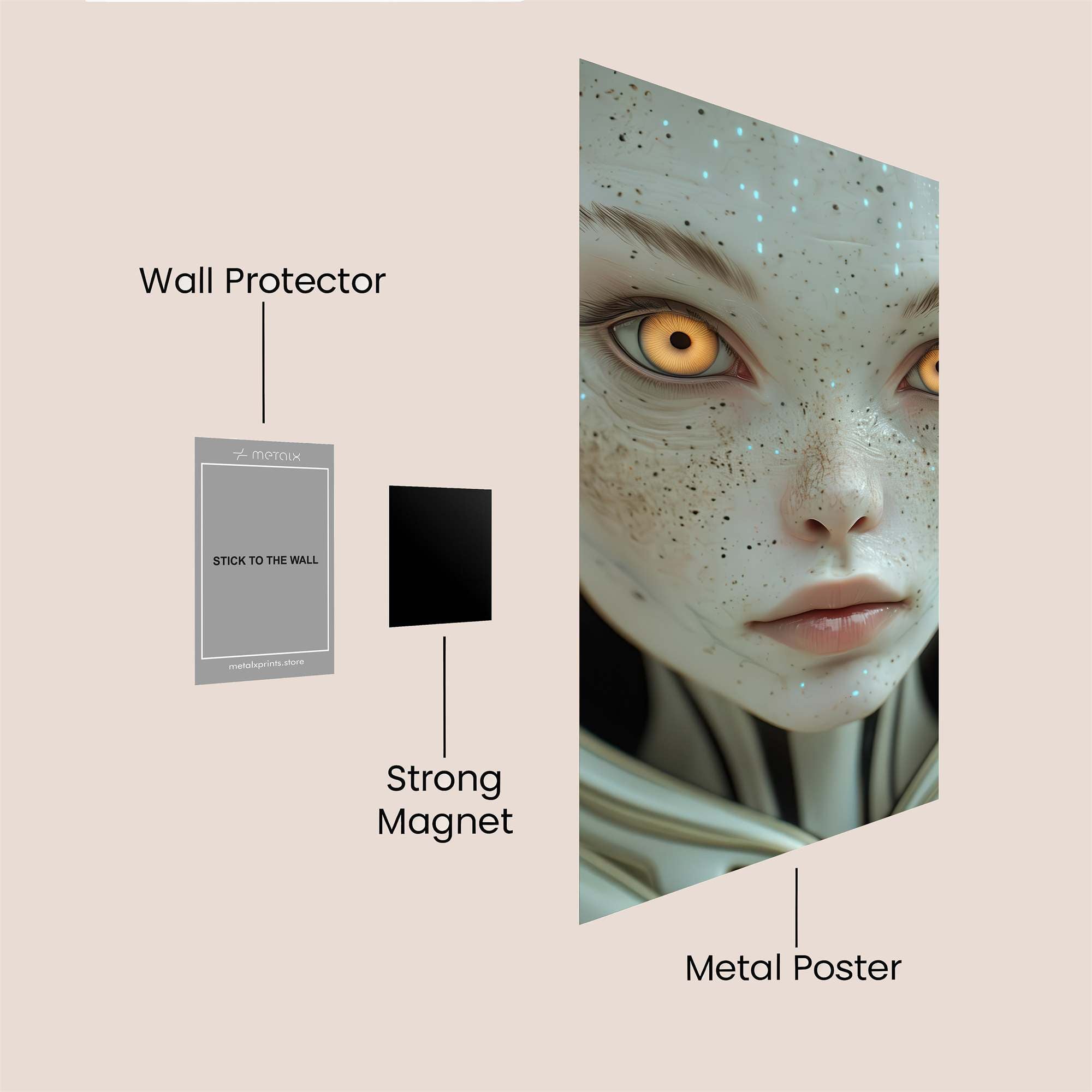 Alien Enigma Safe Wall Magnetic / M