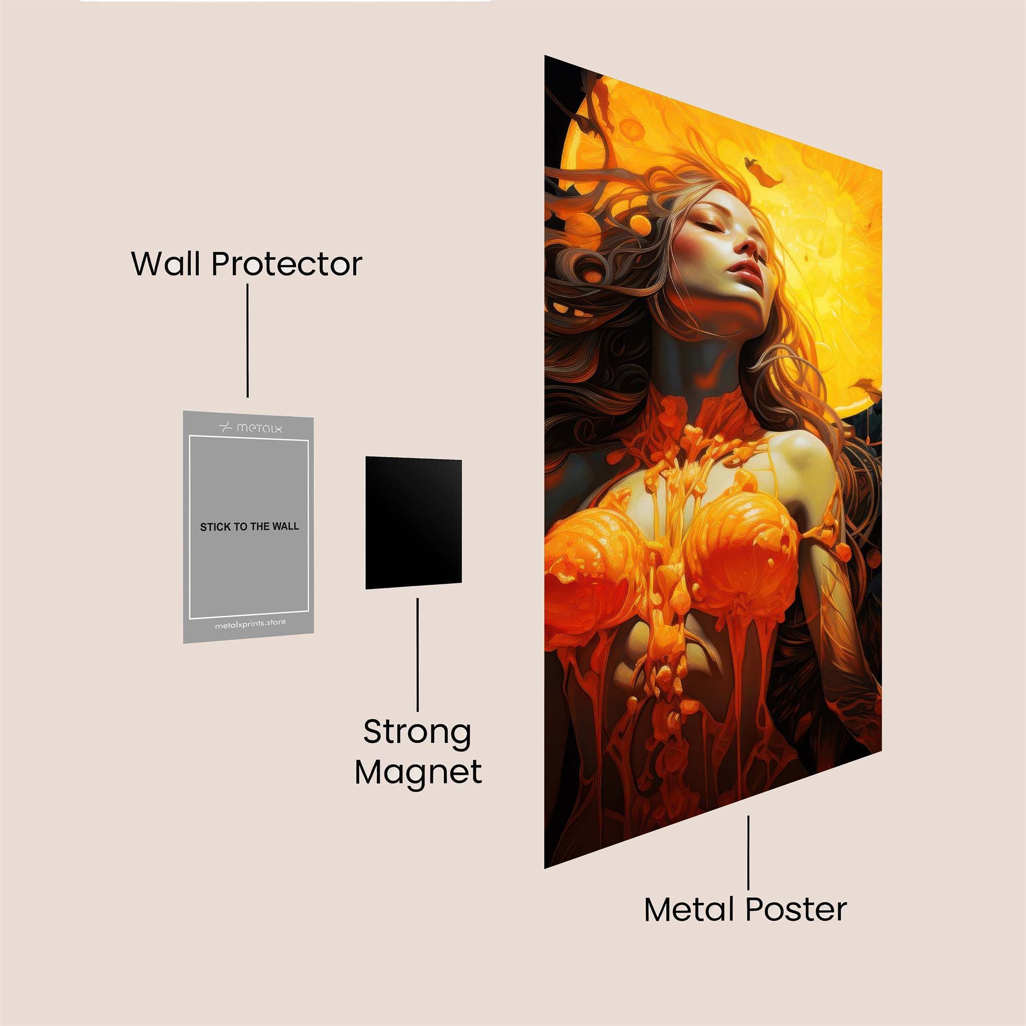 Luna Enchanted Safe Wall Magnetic / M