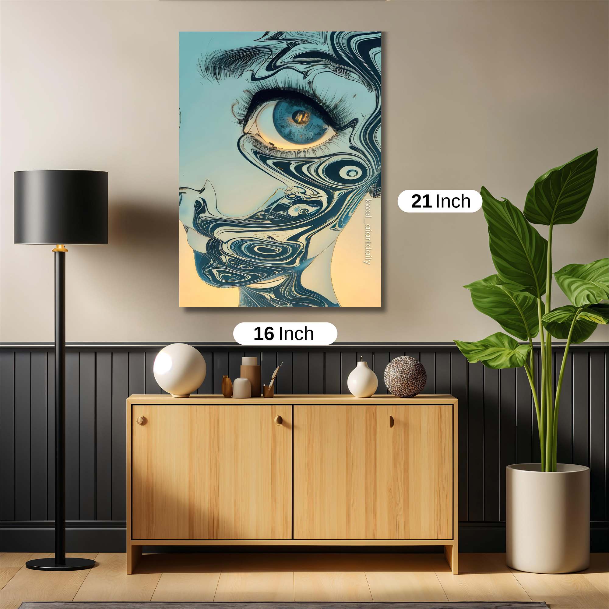 Mystic Swirl Safe Wall Magnetic / M