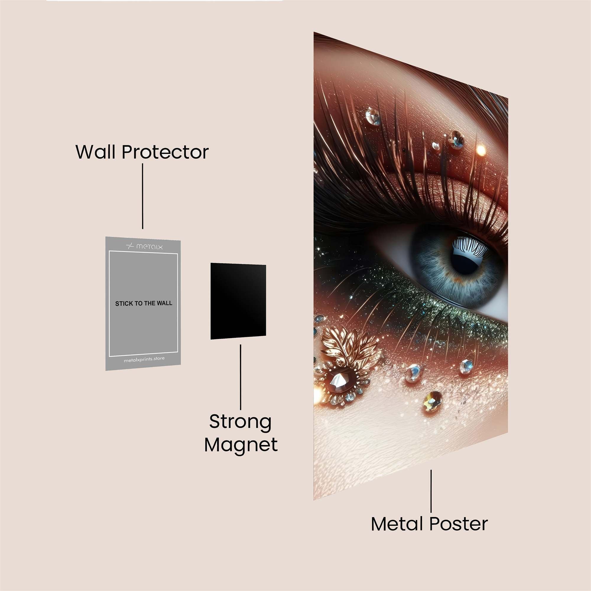 Glamourous Enchantment Safe Wall Magnetic / M