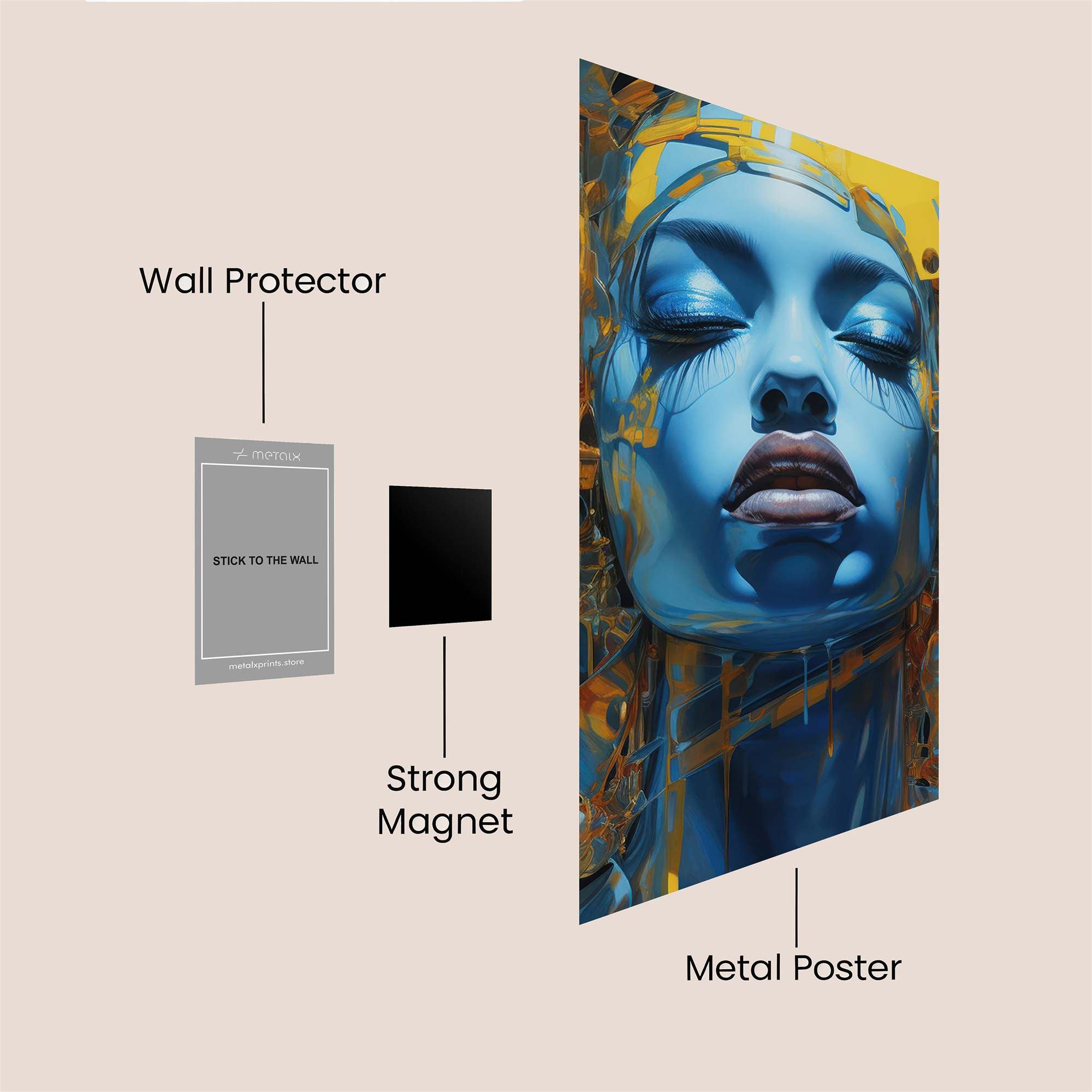 Mystic Fusion Safe Wall Magnetic / M