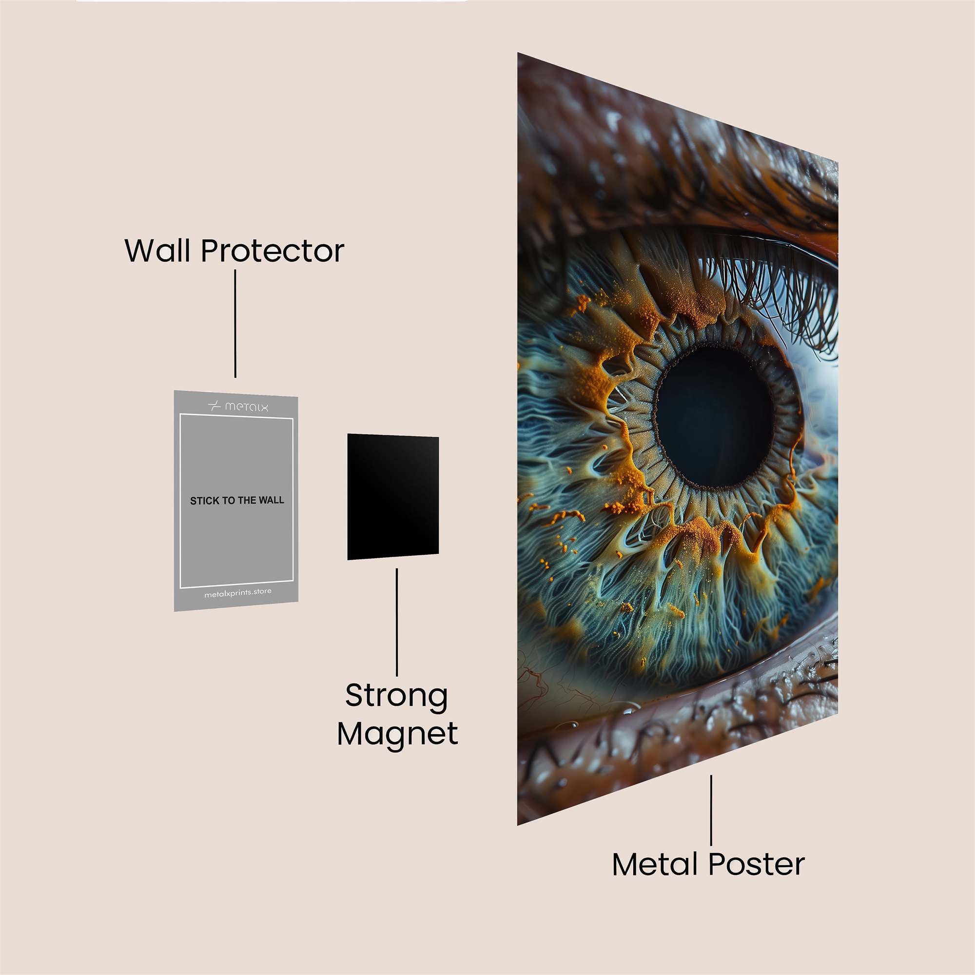 Eye Enigma Safe Wall Magnetic / M
