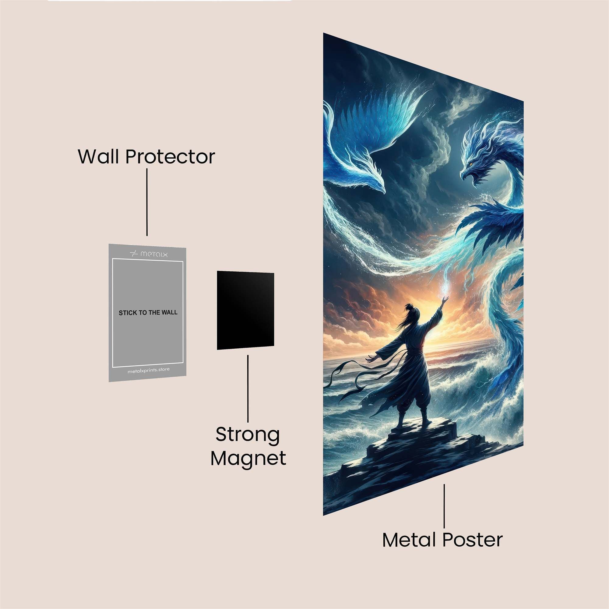 PhoenixHarmony Safe Wall Magnetic / M