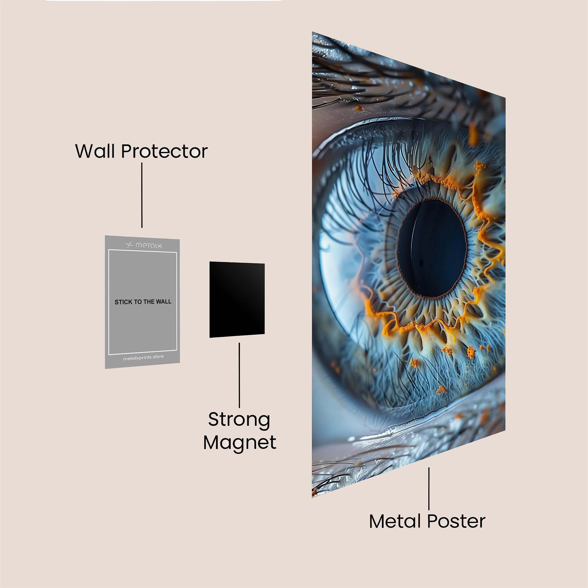Eye Enigma Safe Wall Magnetic / M