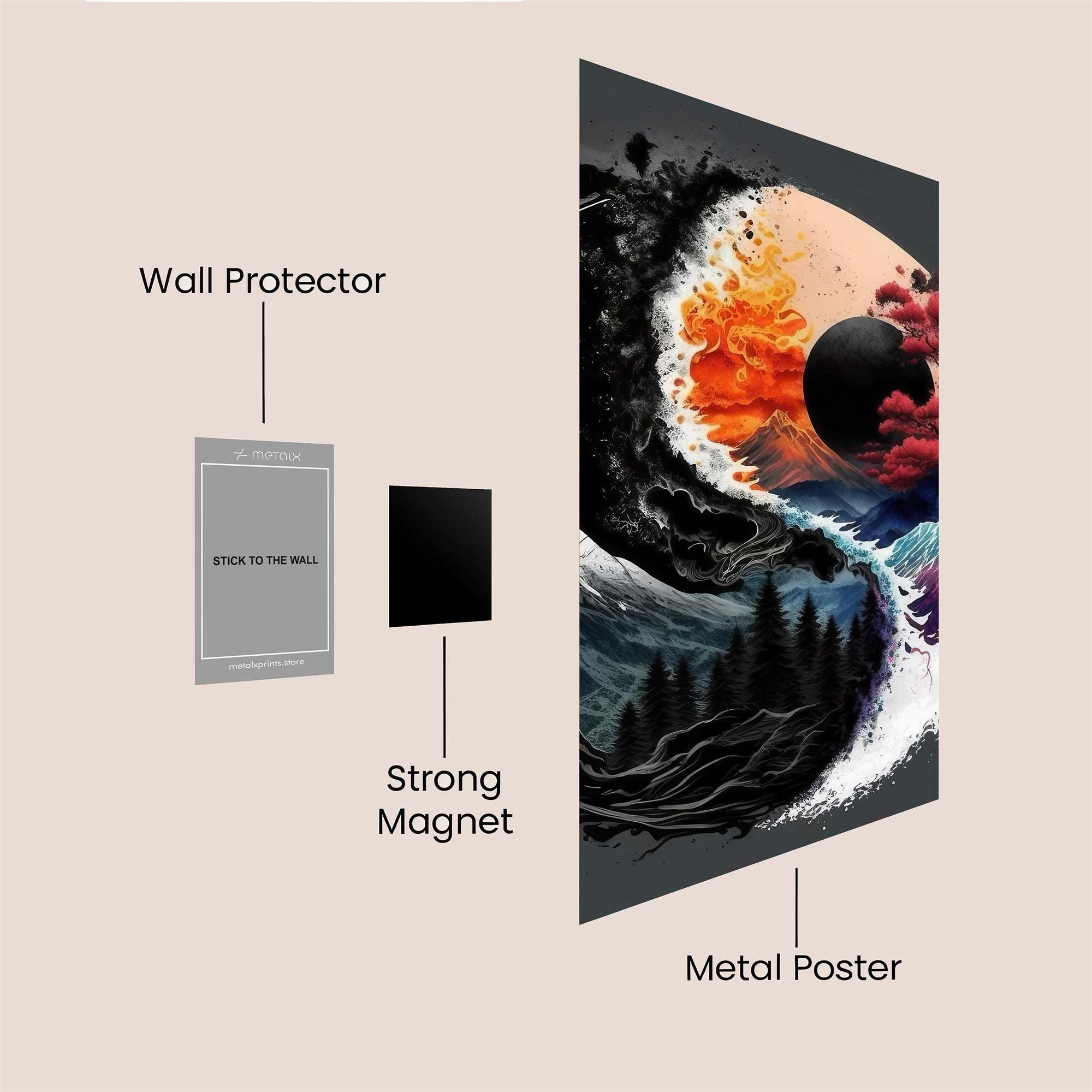 Eclipse Harmony Safe Wall Magnetic / M