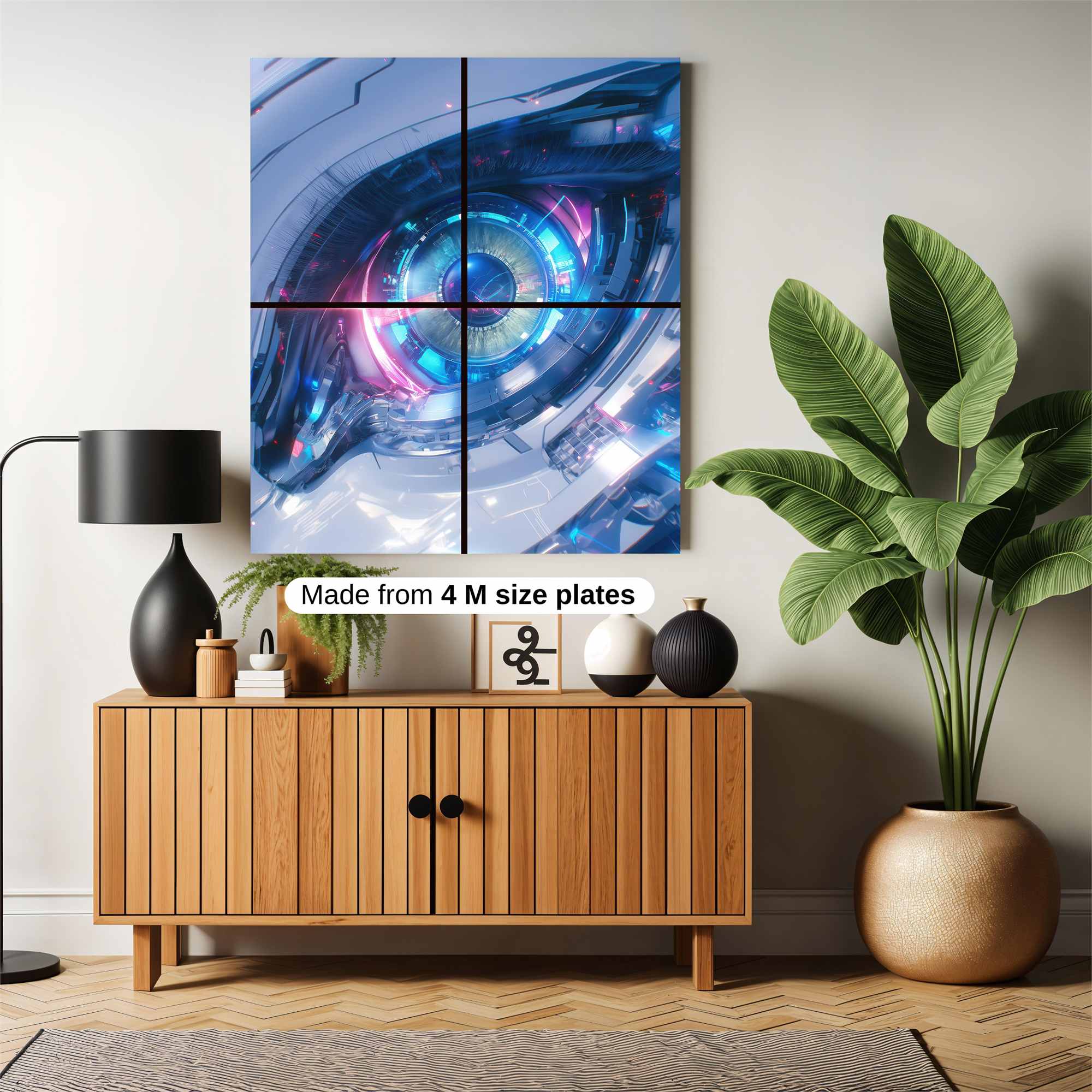 Cyber Serenity Safe Wall Magnetic / M