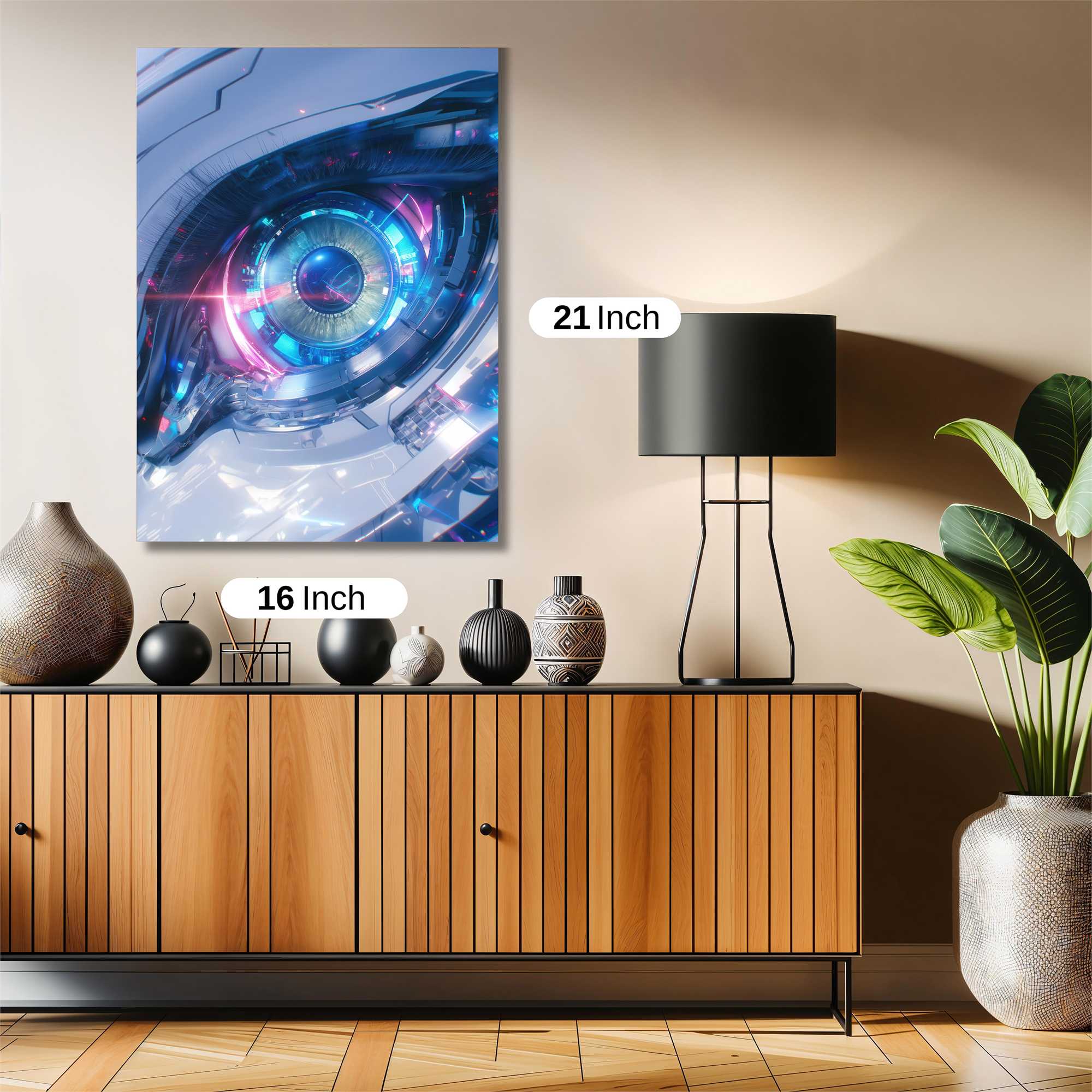 Cyber Serenity Safe Wall Magnetic / M