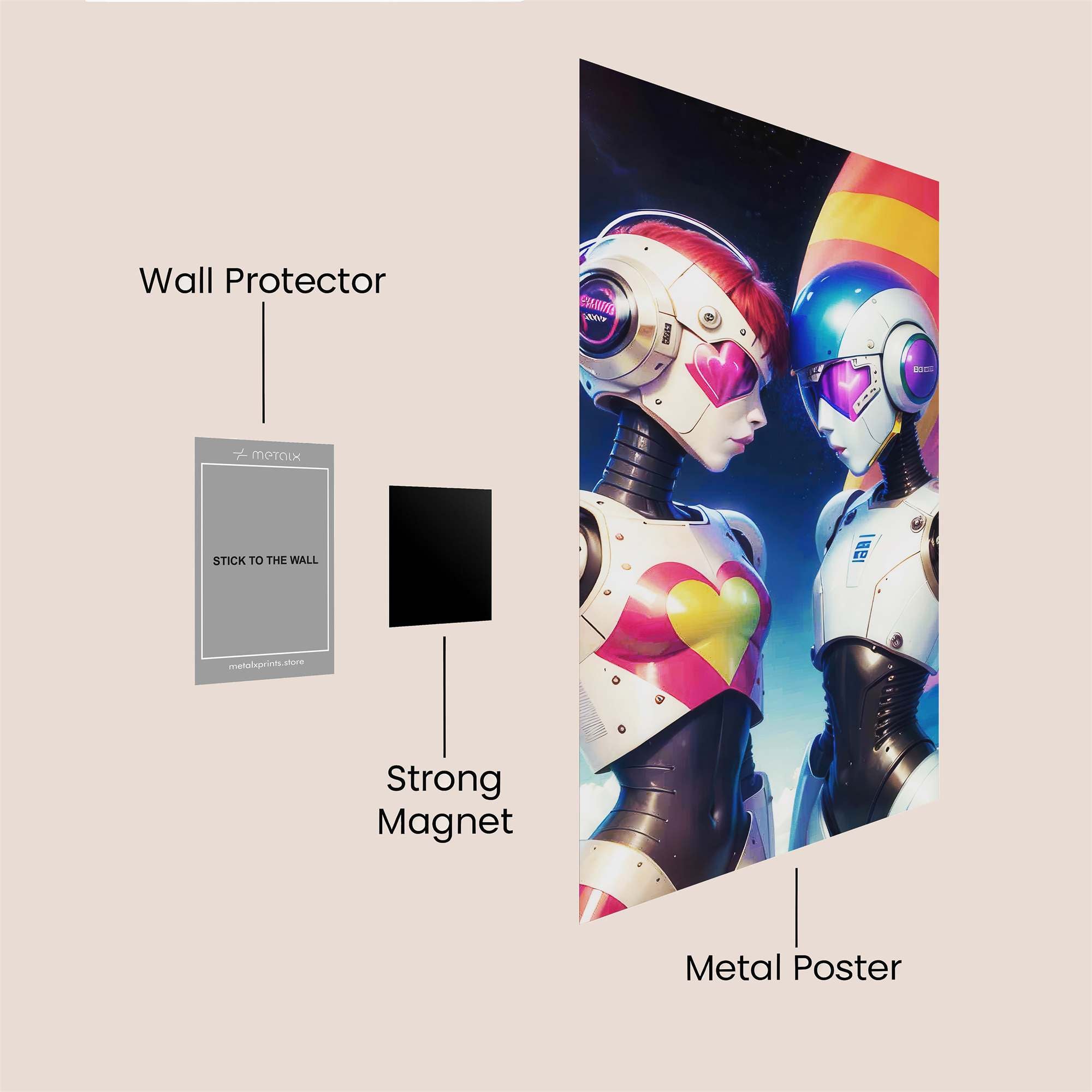 RoboRomance Safe Wall Magnetic / M
