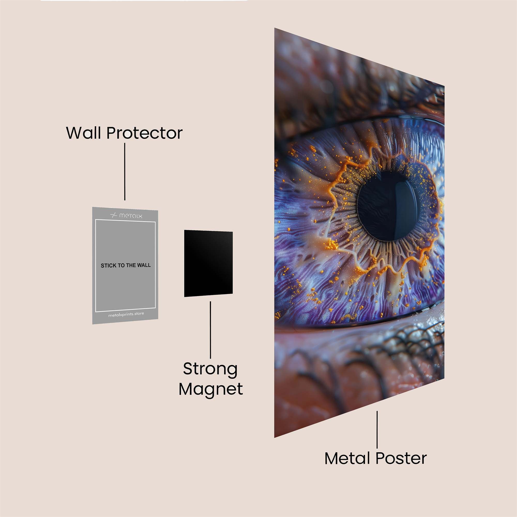 Eye Enigma Safe Wall Magnetic / M