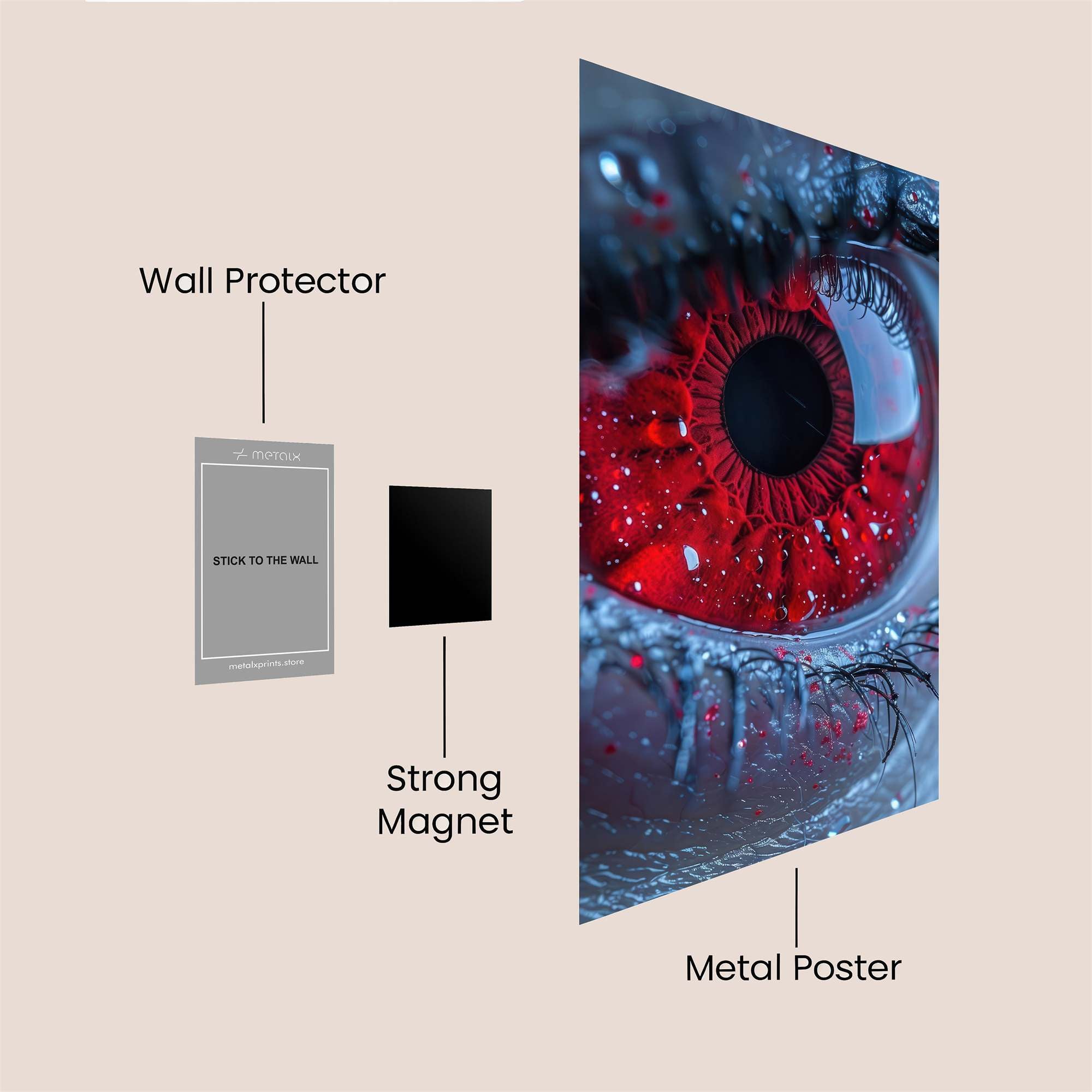 Gaze Enigma Safe Wall Magnetic / M