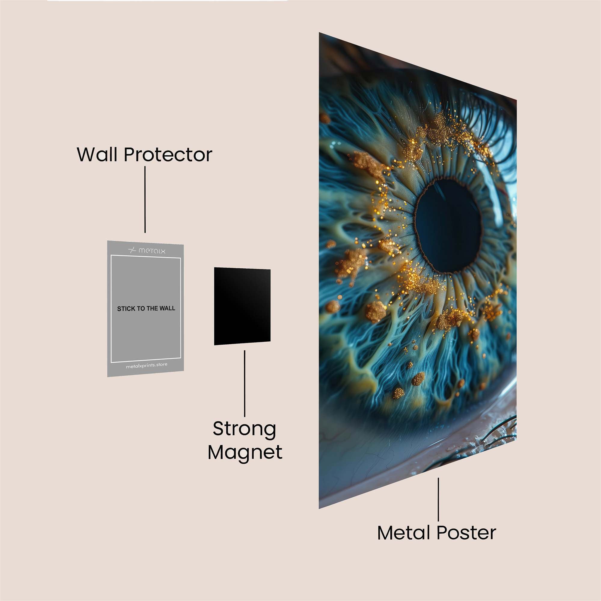 Eye Intrigue Safe Wall Magnetic / M