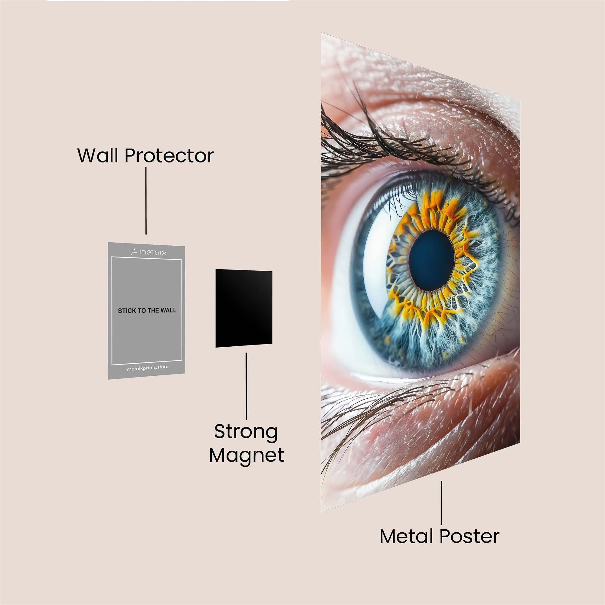Eye Radiant Safe Wall Magnetic / M