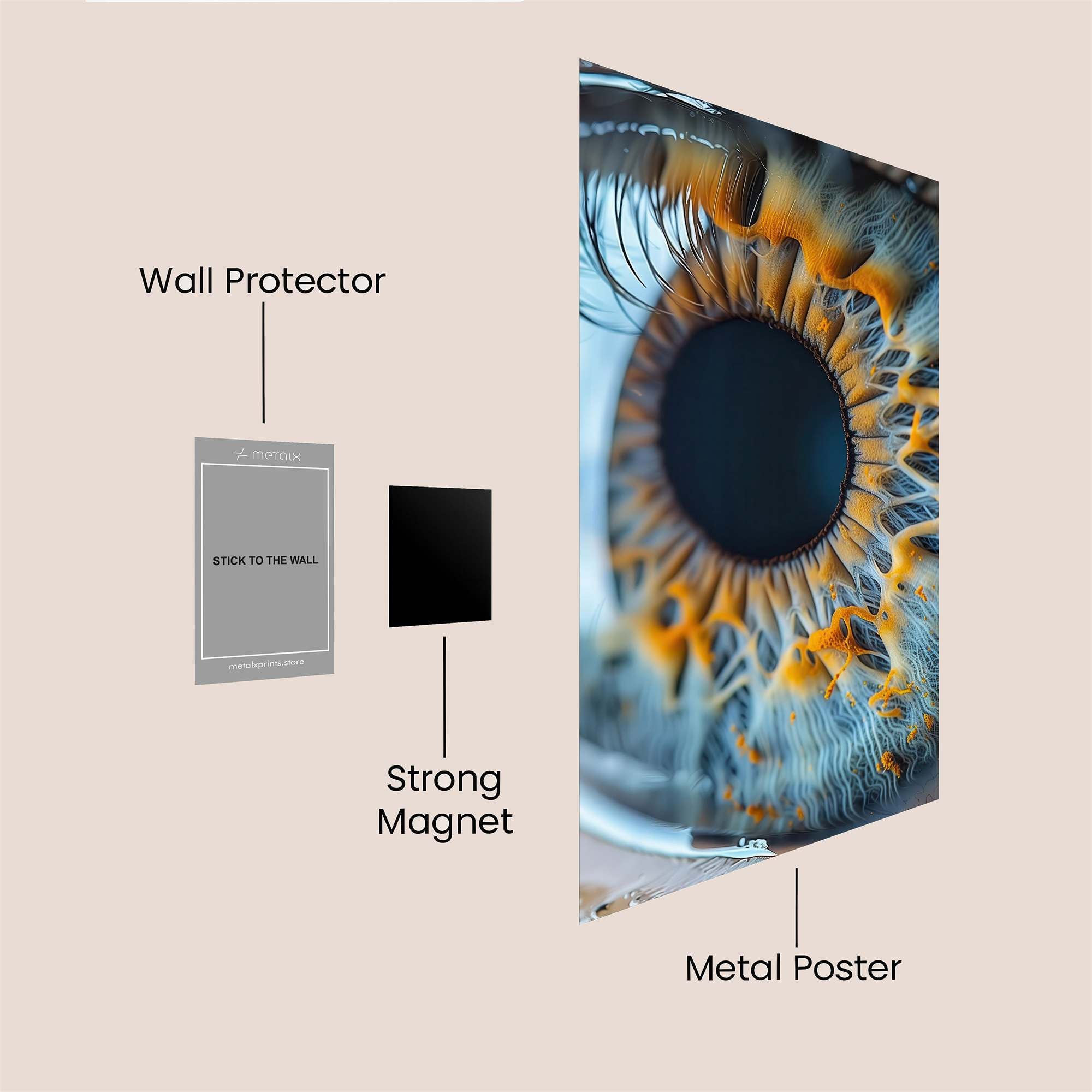 Eye Enigma Safe Wall Magnetic / M