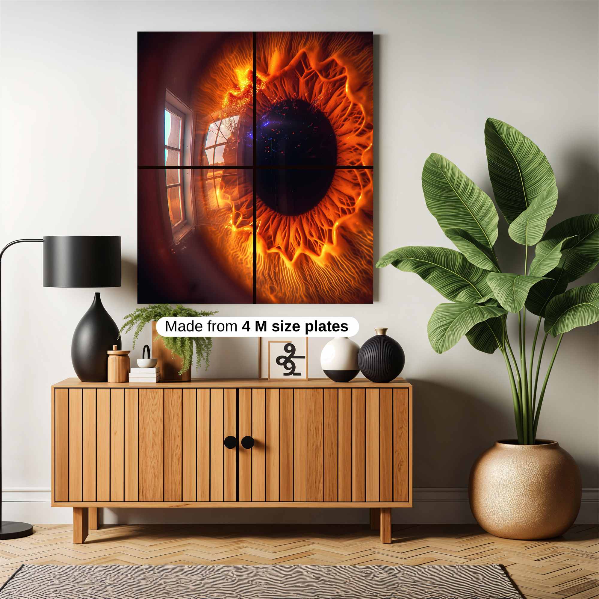 Windowed Gaze Safe Wall Magnetic / M