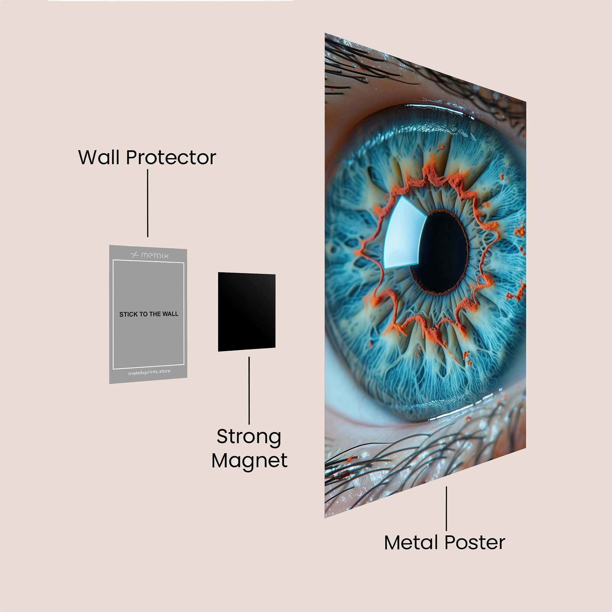 Eye Enigma Safe Wall Magnetic / M