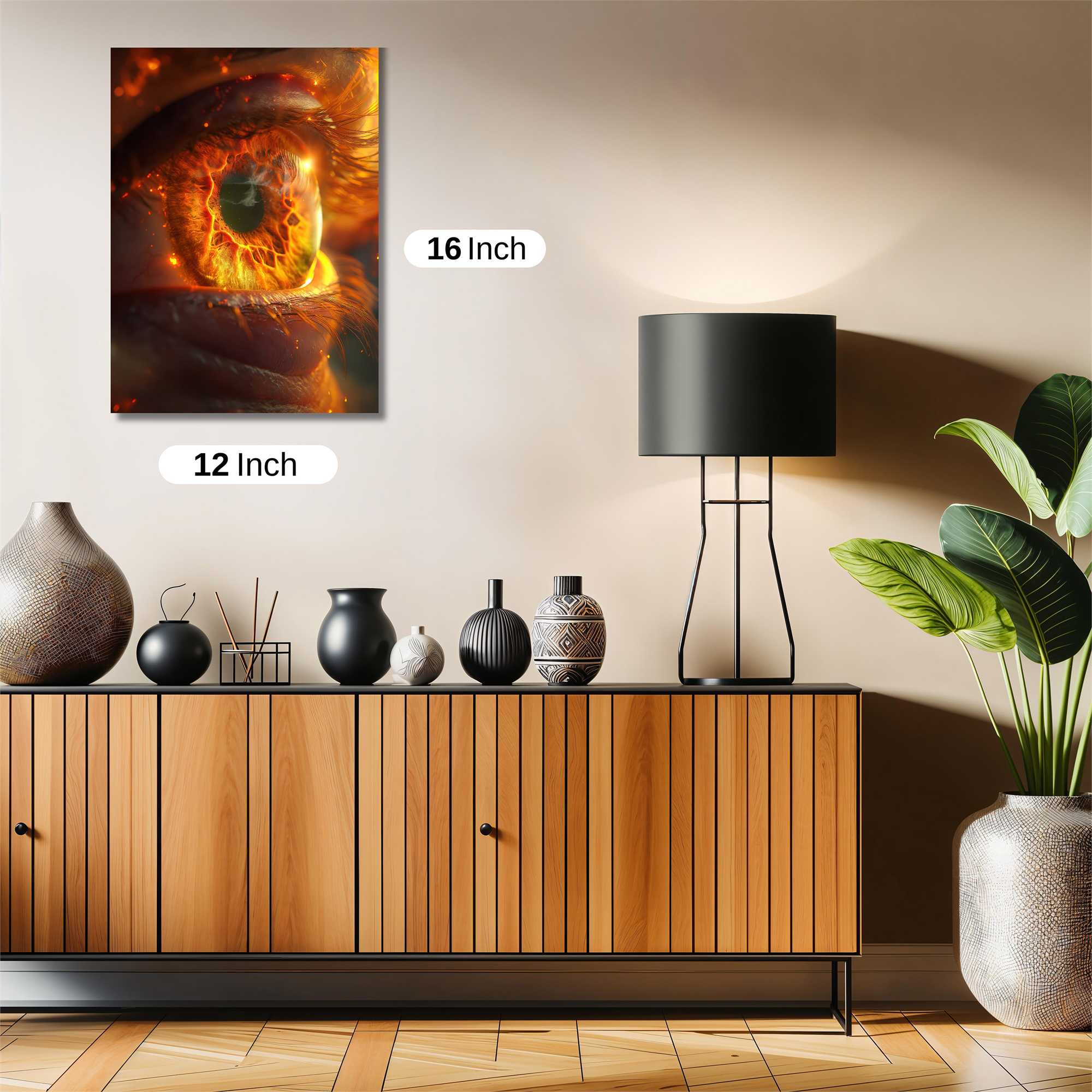 Fiery Gaze Safe Wall Magnetic / M