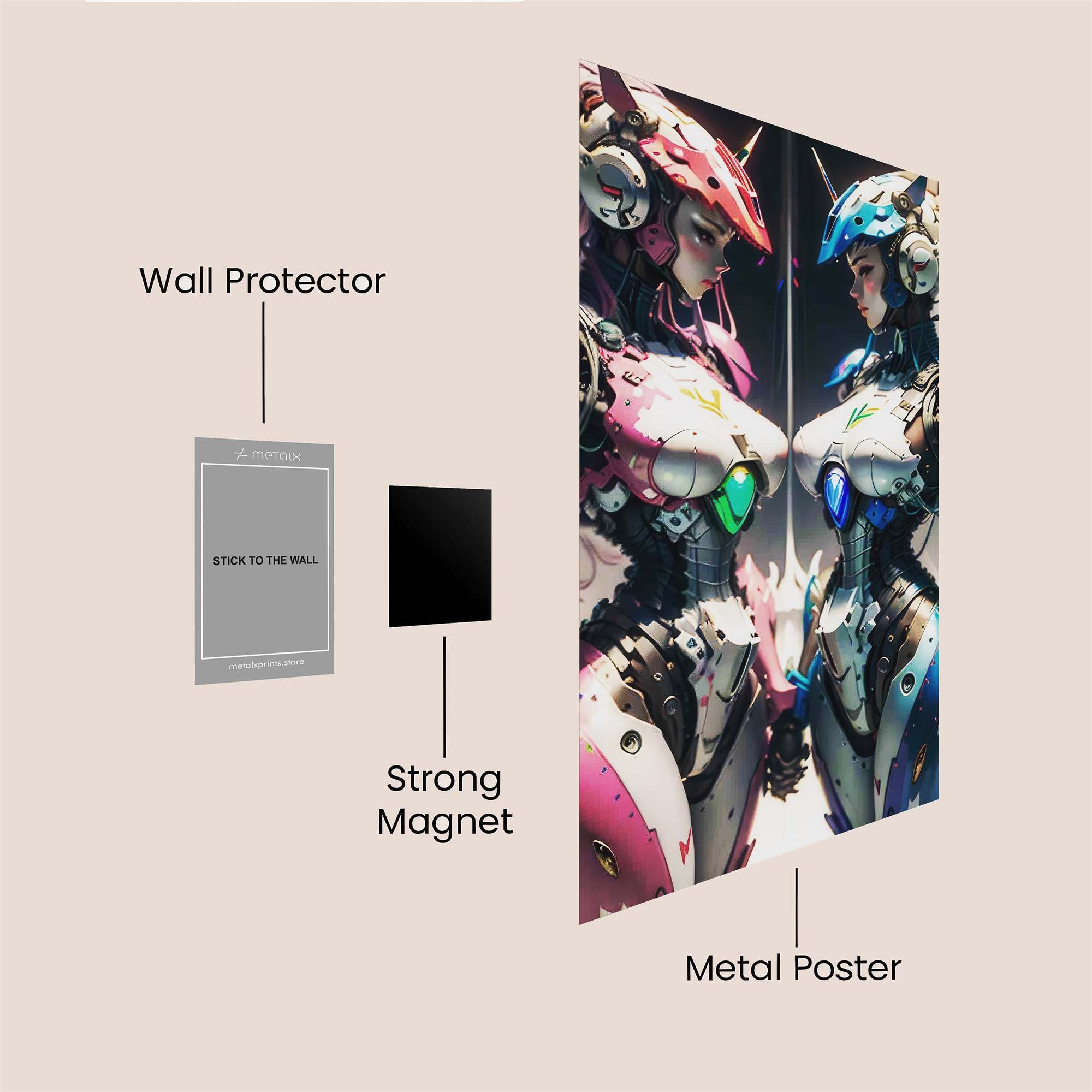 Cyber Duality Safe Wall Magnetic / M