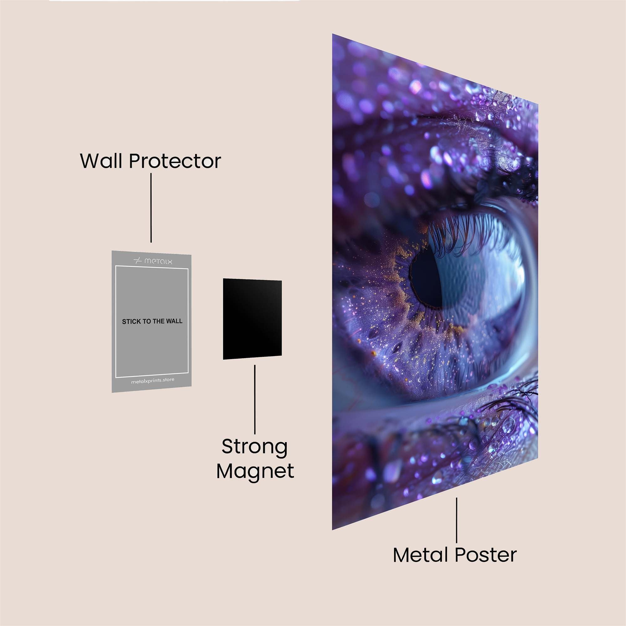 Mystic Gaze Safe Wall Magnetic / M