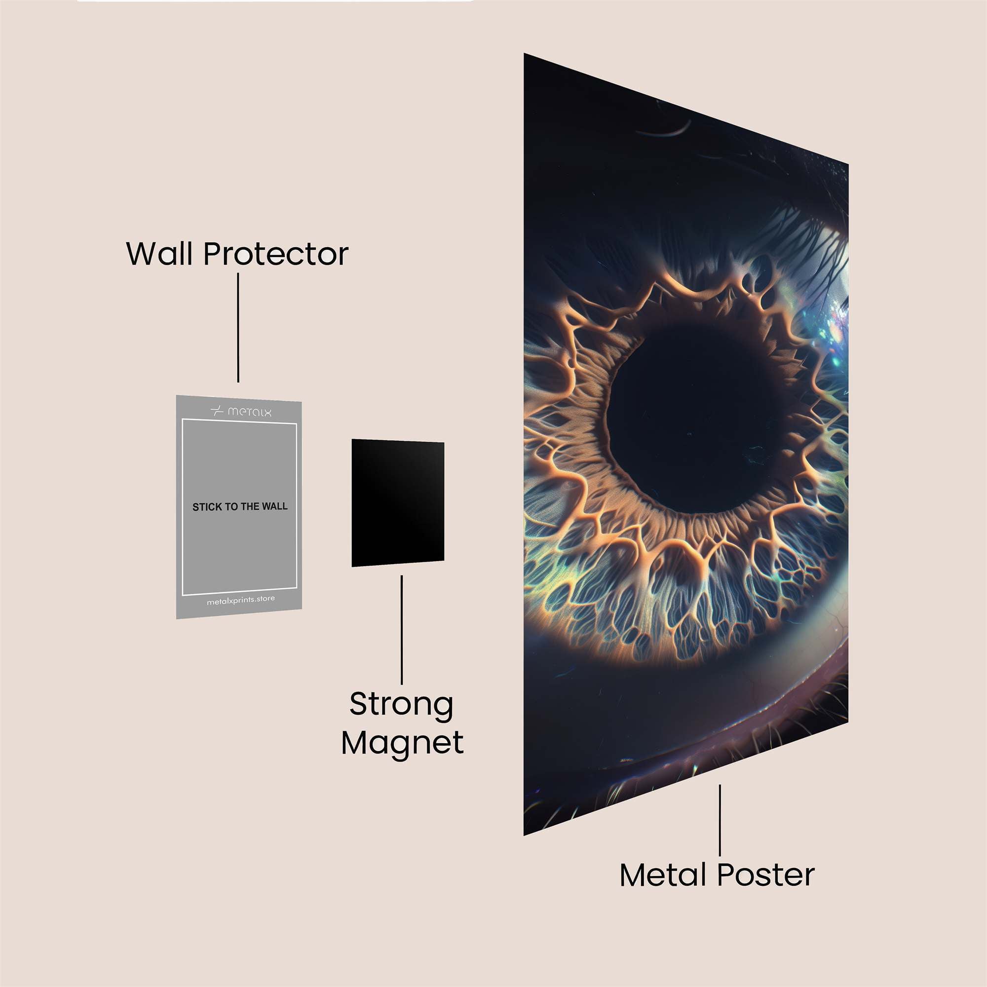 Eye Enigma Safe Wall Magnetic / M