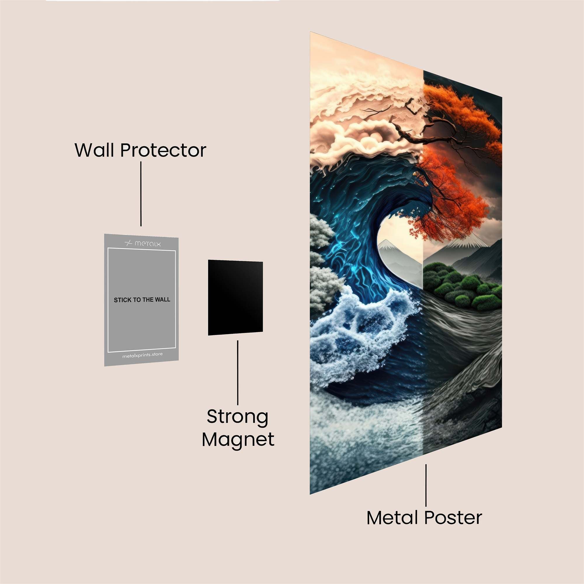 Nature's Paradox Safe Wall Magnetic / M