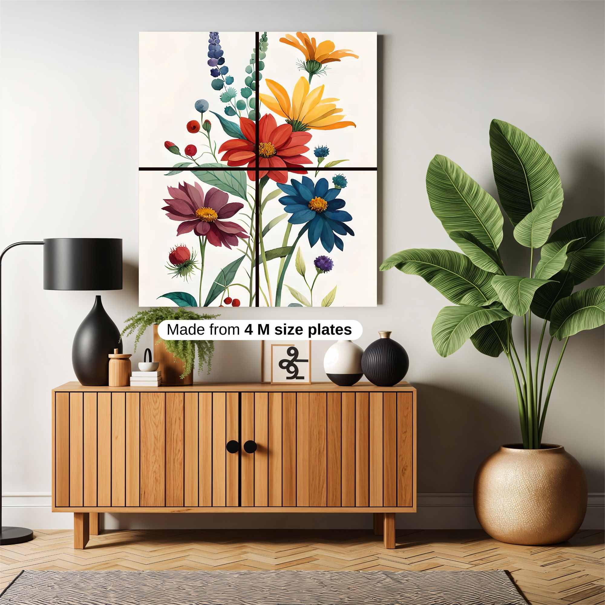 Floral Symphony Safe Wall Magnetic / M