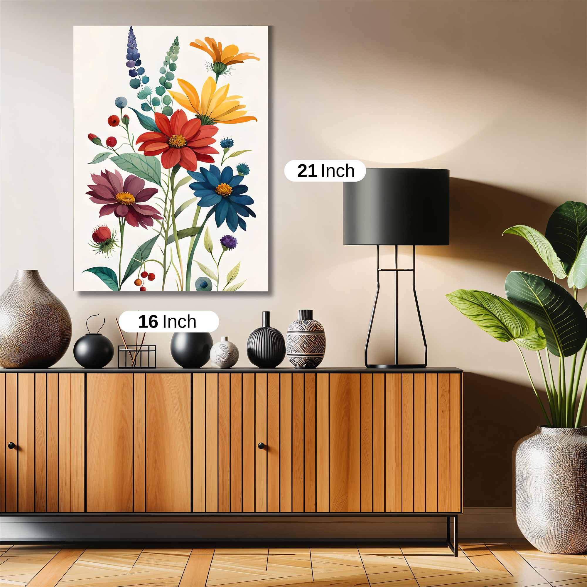 Floral Symphony Safe Wall Magnetic / M
