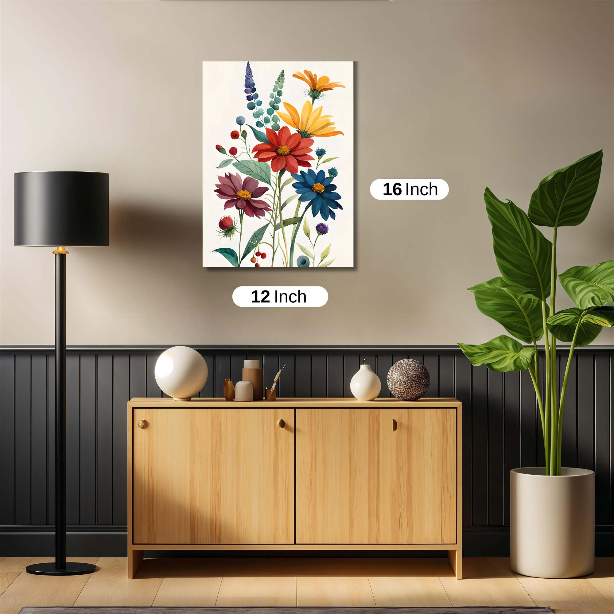 Floral Symphony Safe Wall Magnetic / M