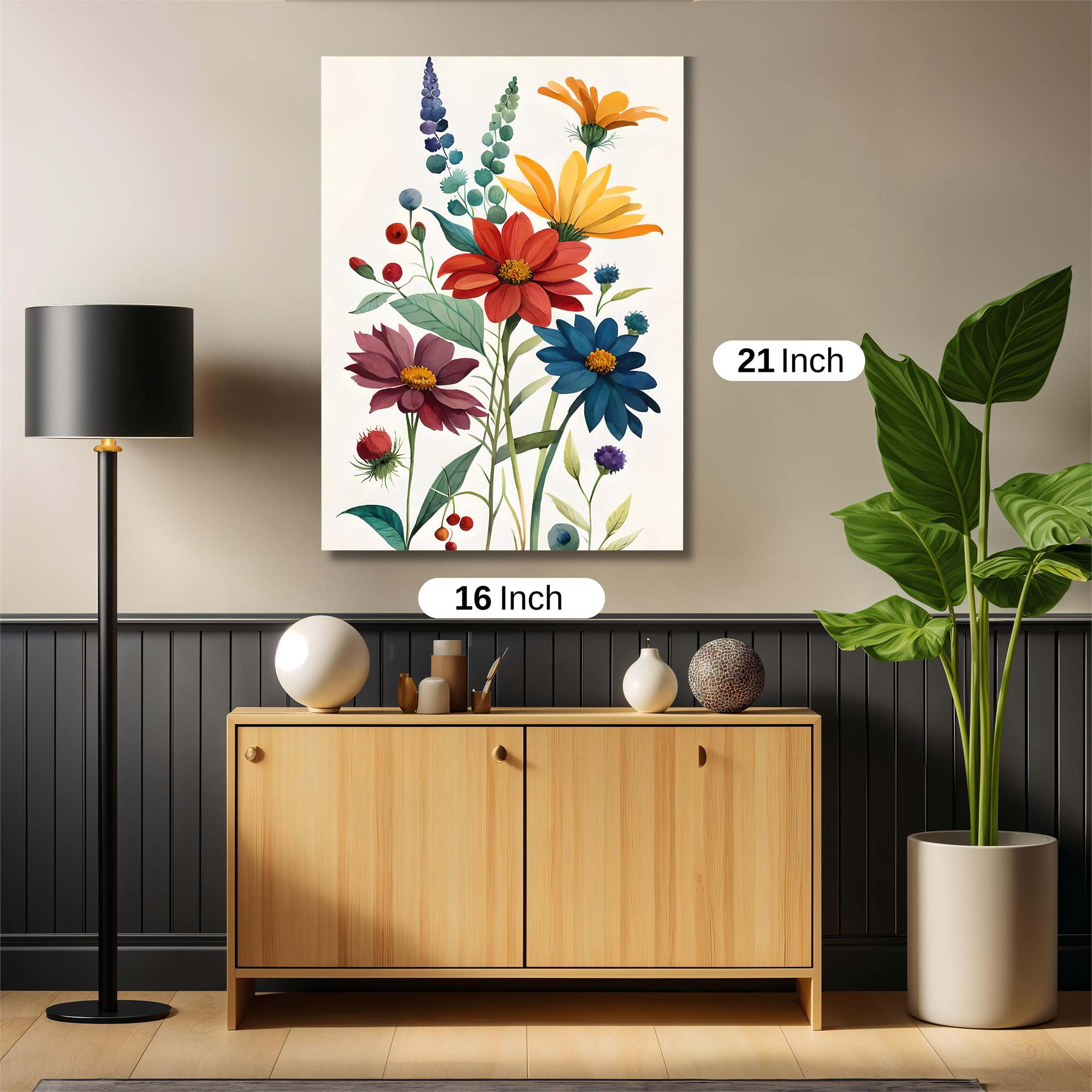 Floral Symphony Safe Wall Magnetic / M