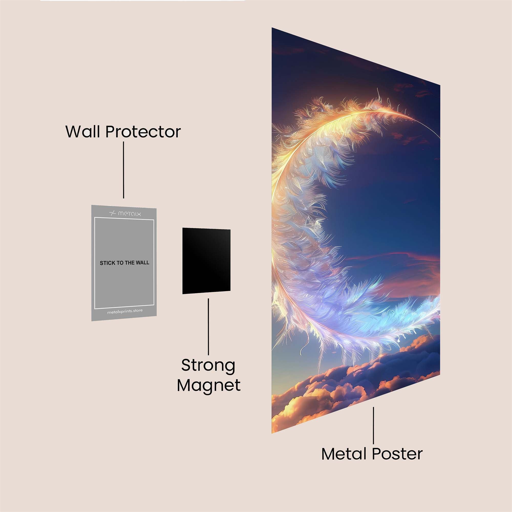 Lunar Whisper Safe Wall Magnetic / M