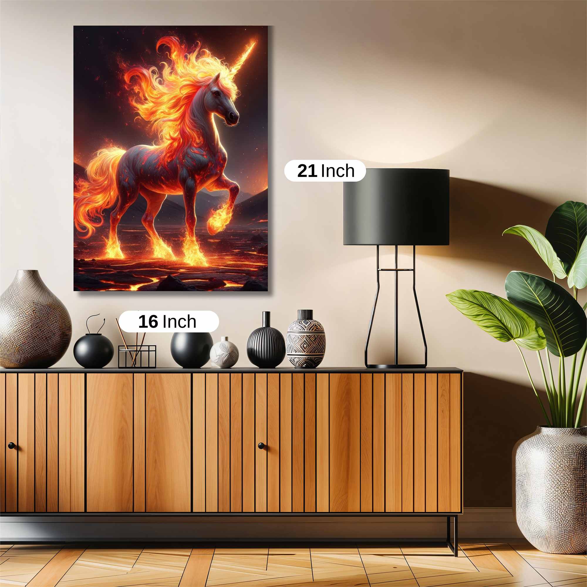 Firestorm Unicorn Safe Wall Magnetic / M