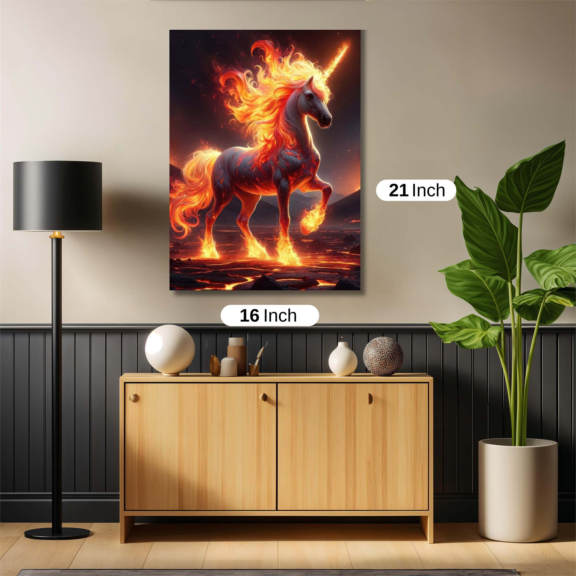 Firestorm Unicorn Safe Wall Magnetic / M