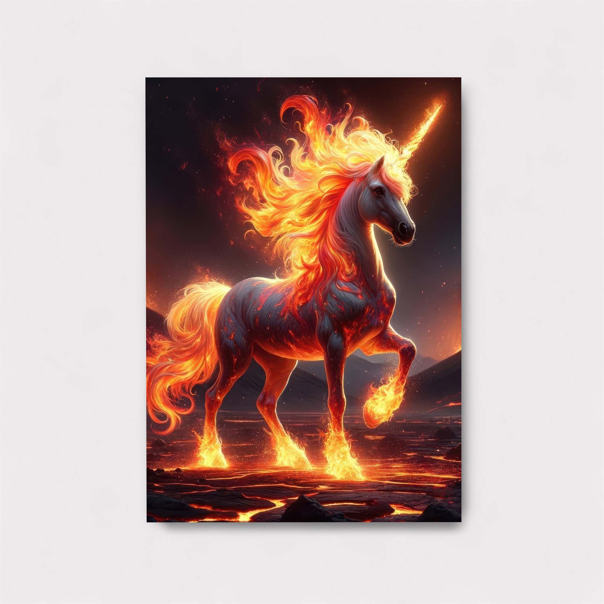 Firestorm Unicorn Safe Wall Magnetic / M