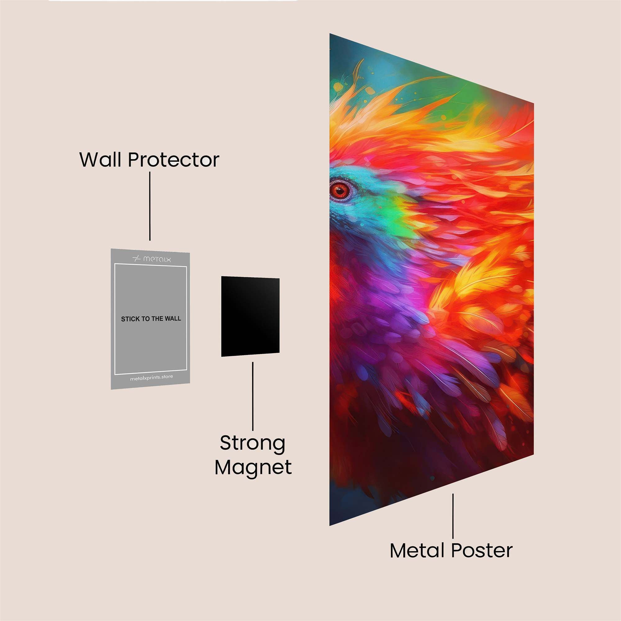 Phoenix Radiant Safe Wall Magnetic / M