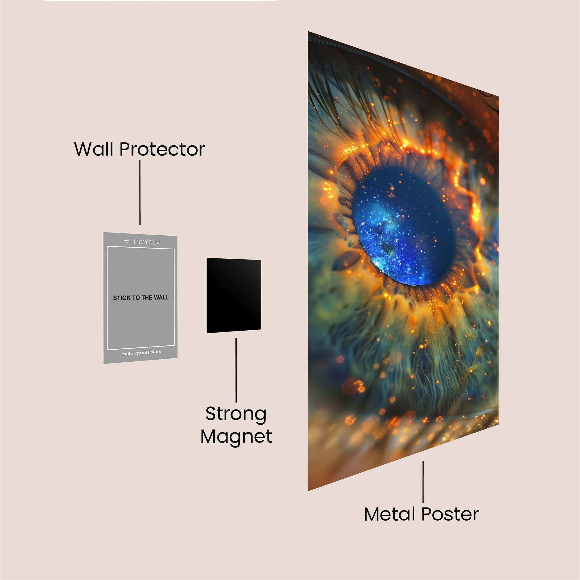 GalacticGaze Safe Wall Magnetic / M