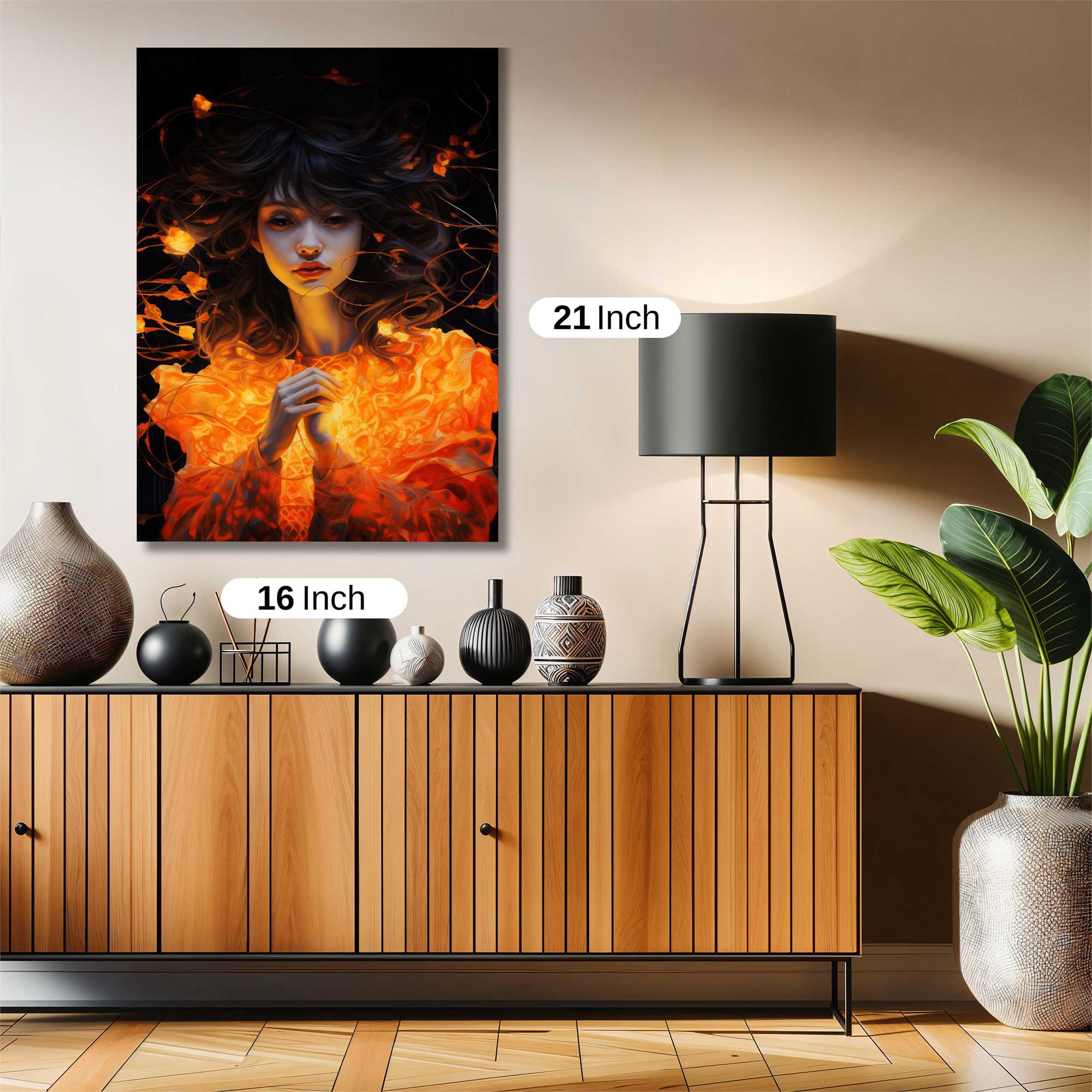 Flame Enigma Safe Wall Magnetic / M