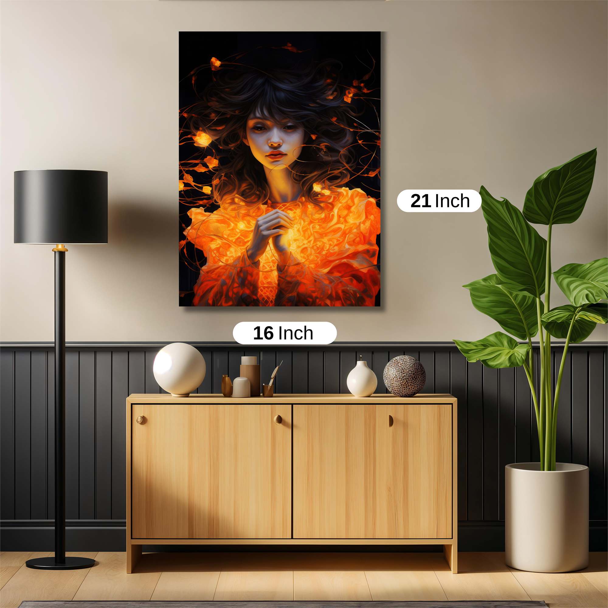 Flame Enigma Safe Wall Magnetic / M