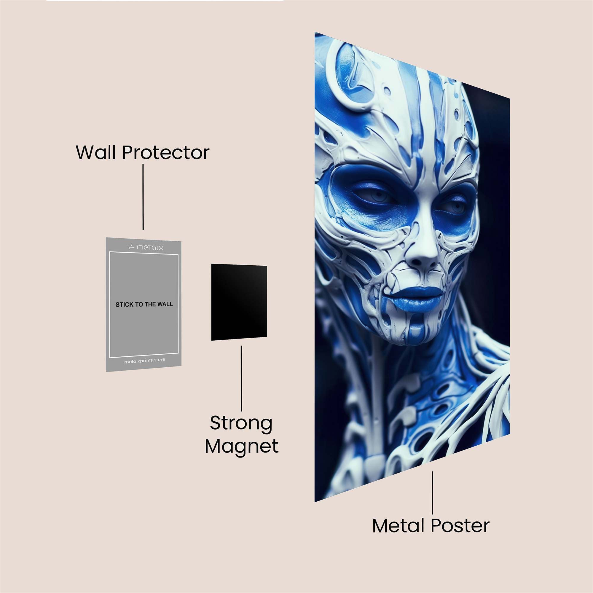 Alien Serenity Safe Wall Magnetic / M