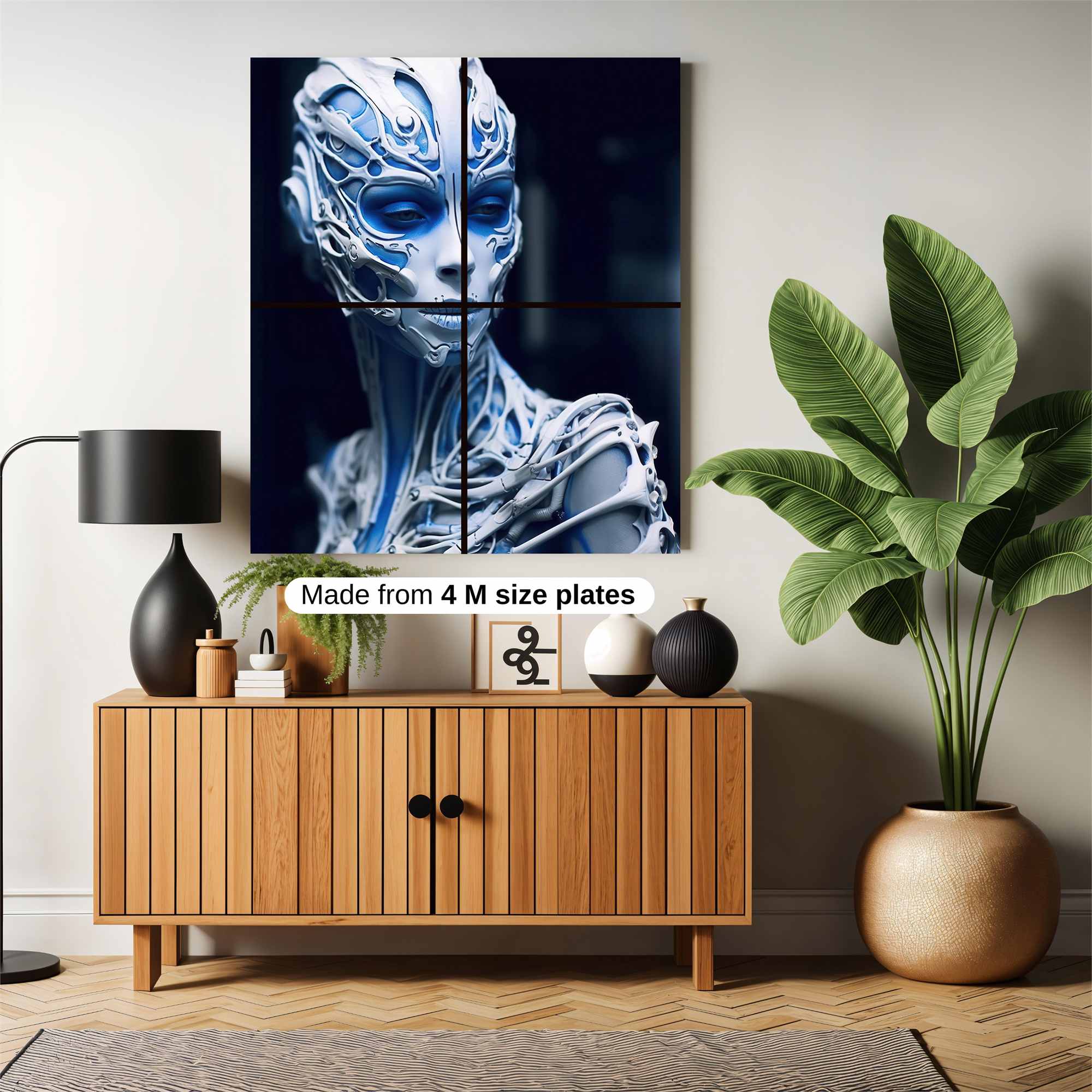 Cyber Serenity Safe Wall Magnetic / M