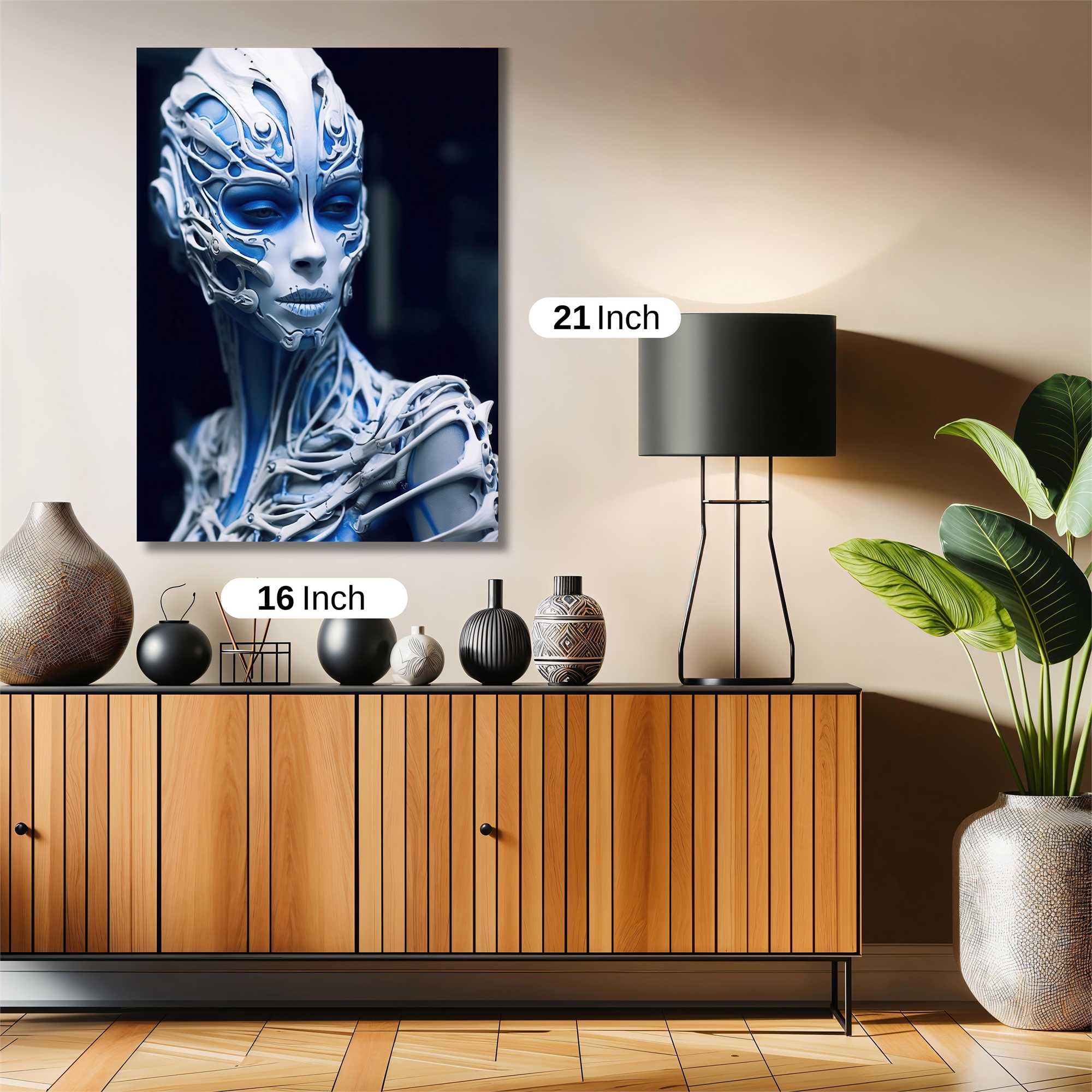 Cyber Serenity Safe Wall Magnetic / M