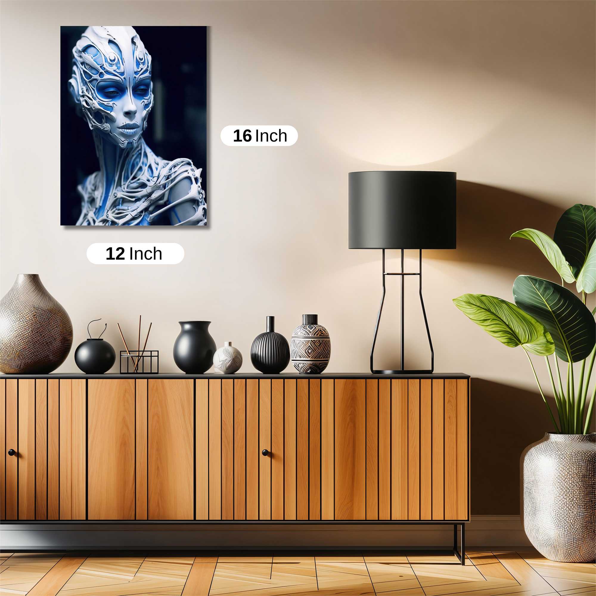 Cyber Serenity Safe Wall Magnetic / M