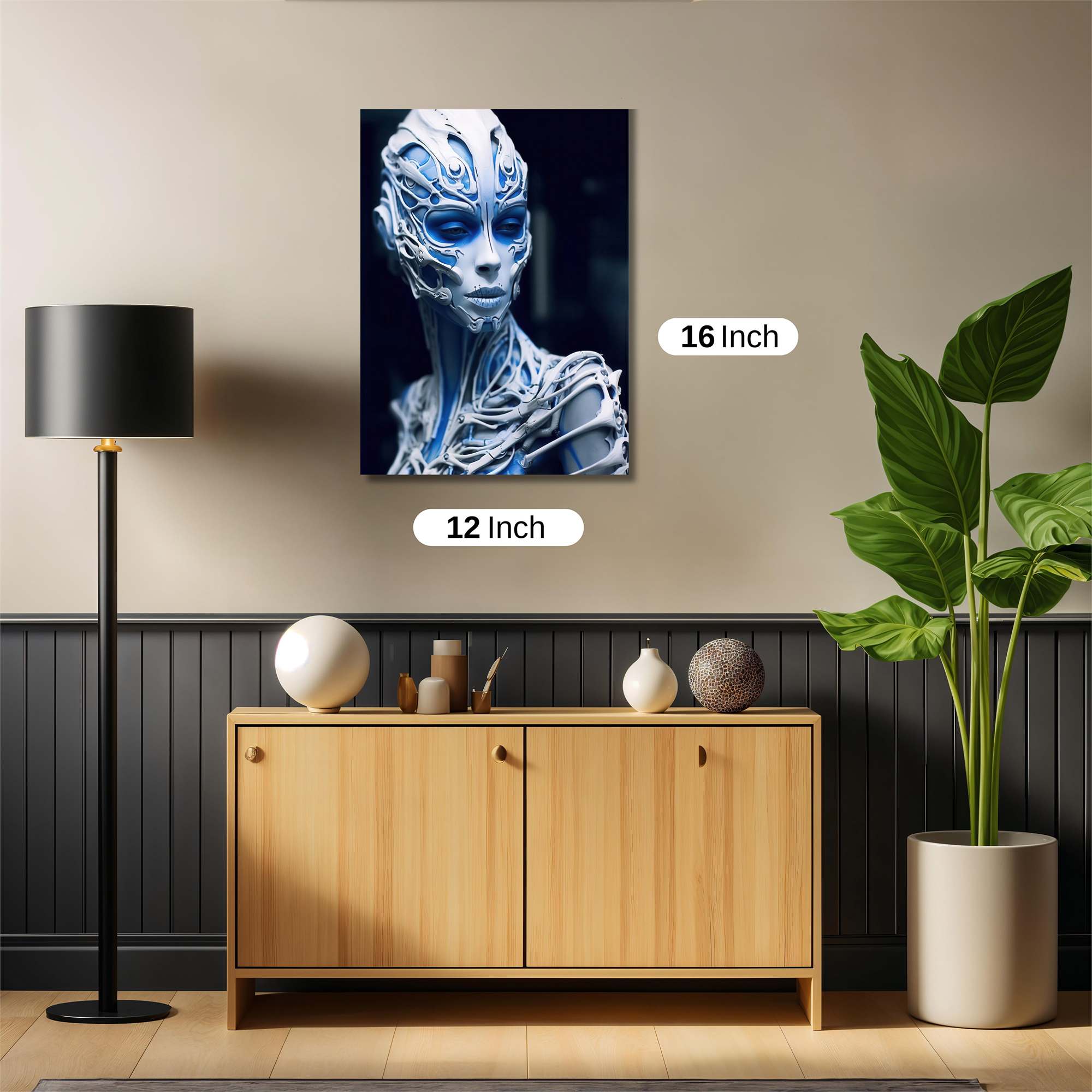 Cyber Serenity Safe Wall Magnetic / M