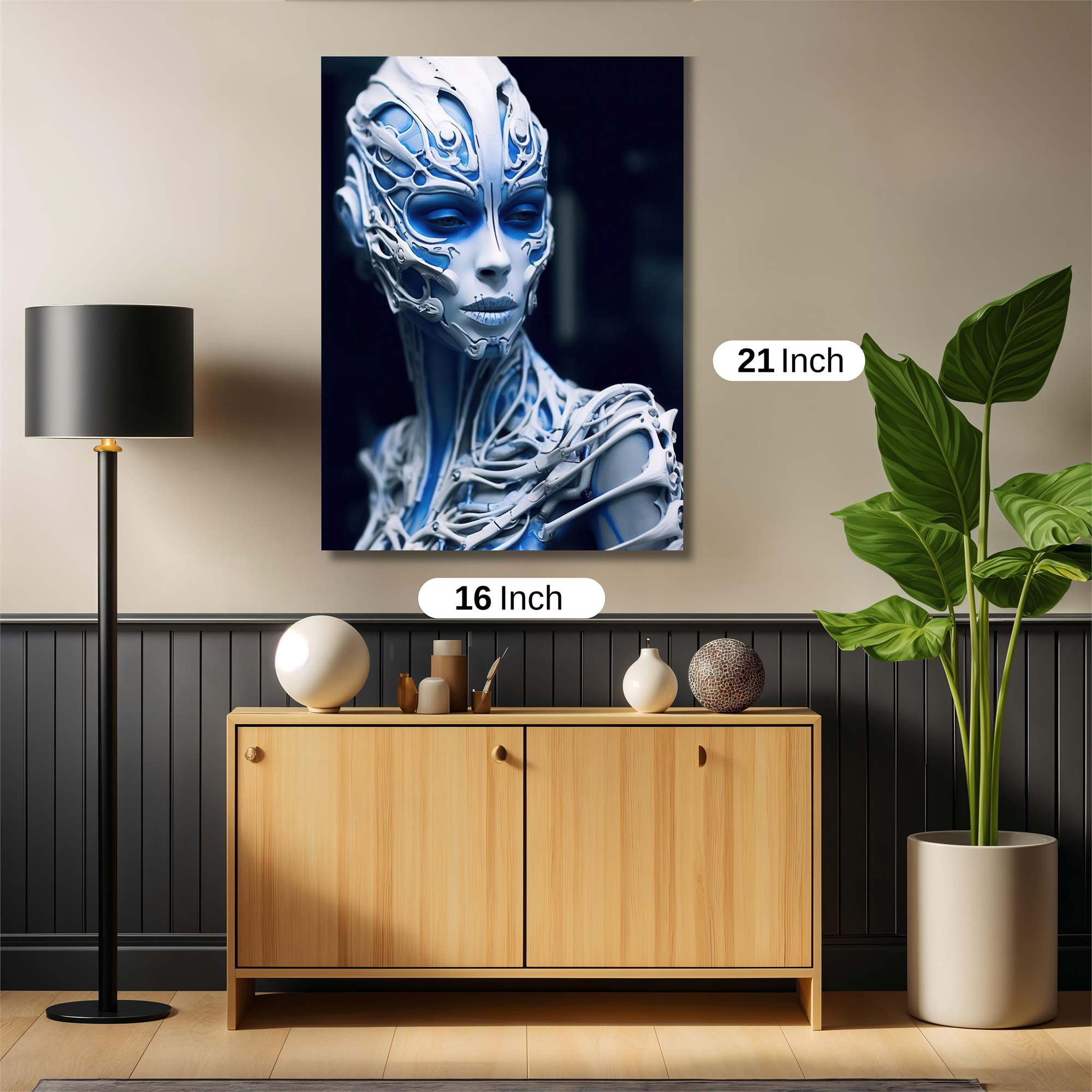 Cyber Serenity Safe Wall Magnetic / M