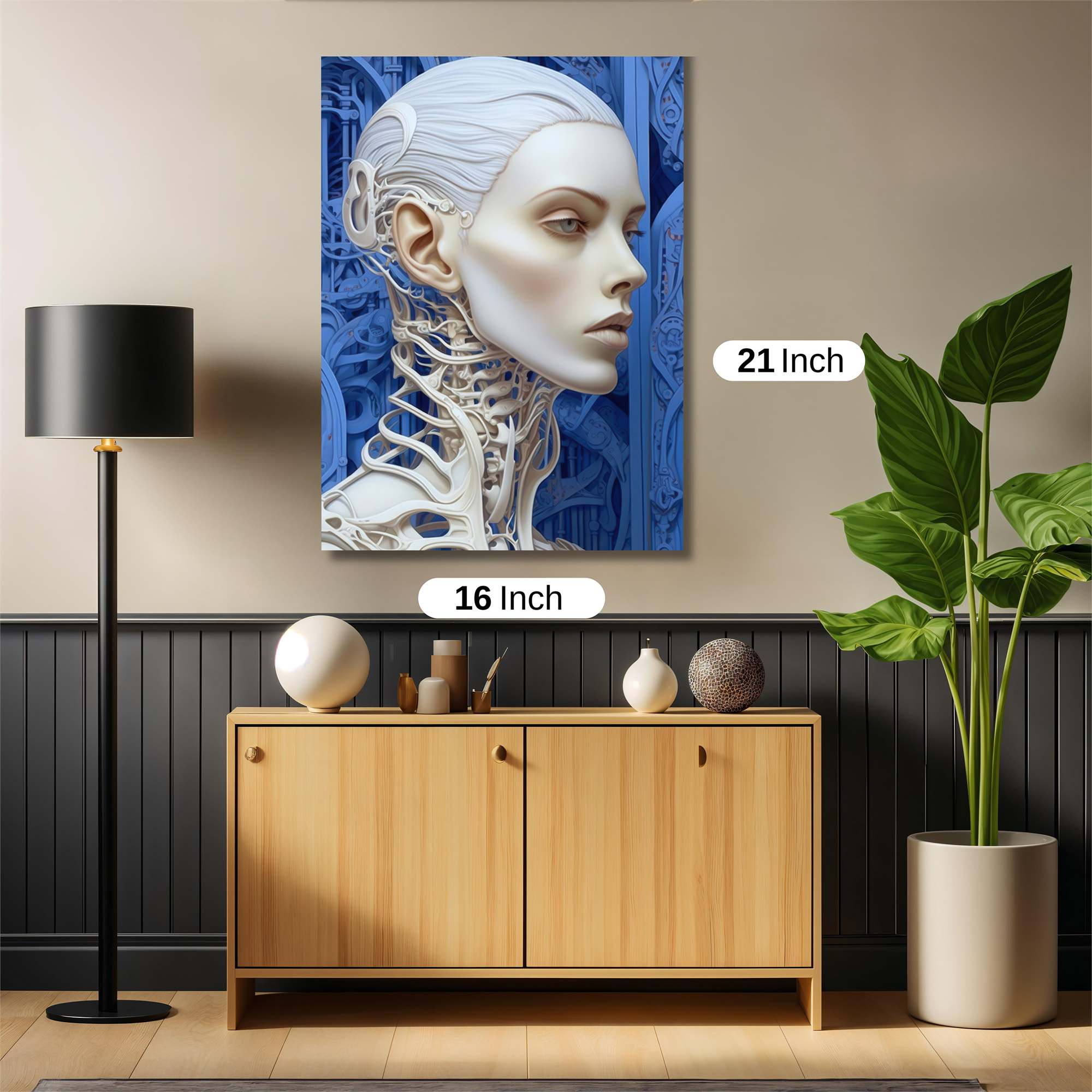 Cyber Serenity Safe Wall Magnetic / M