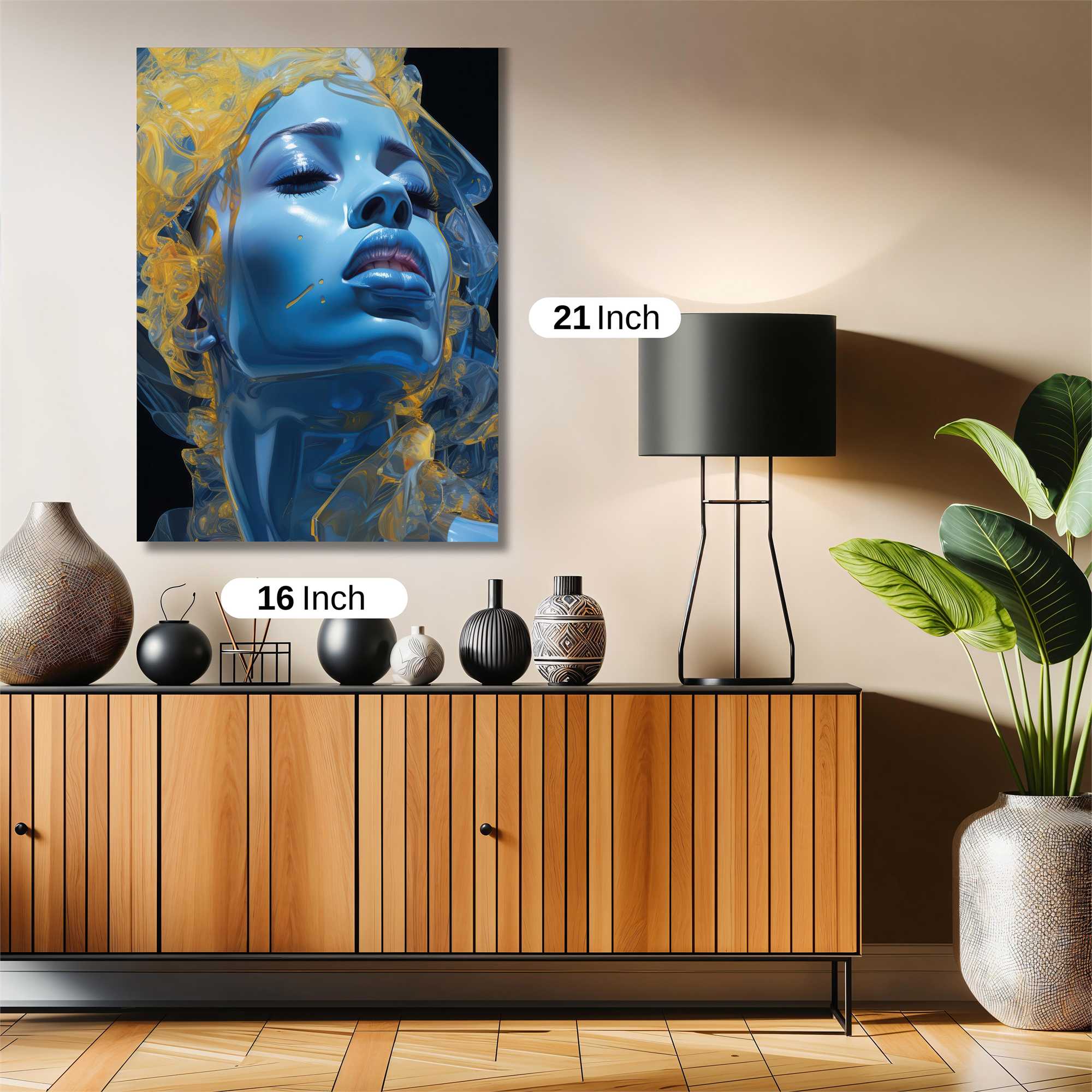 Azure Serenity Safe Wall Magnetic / M