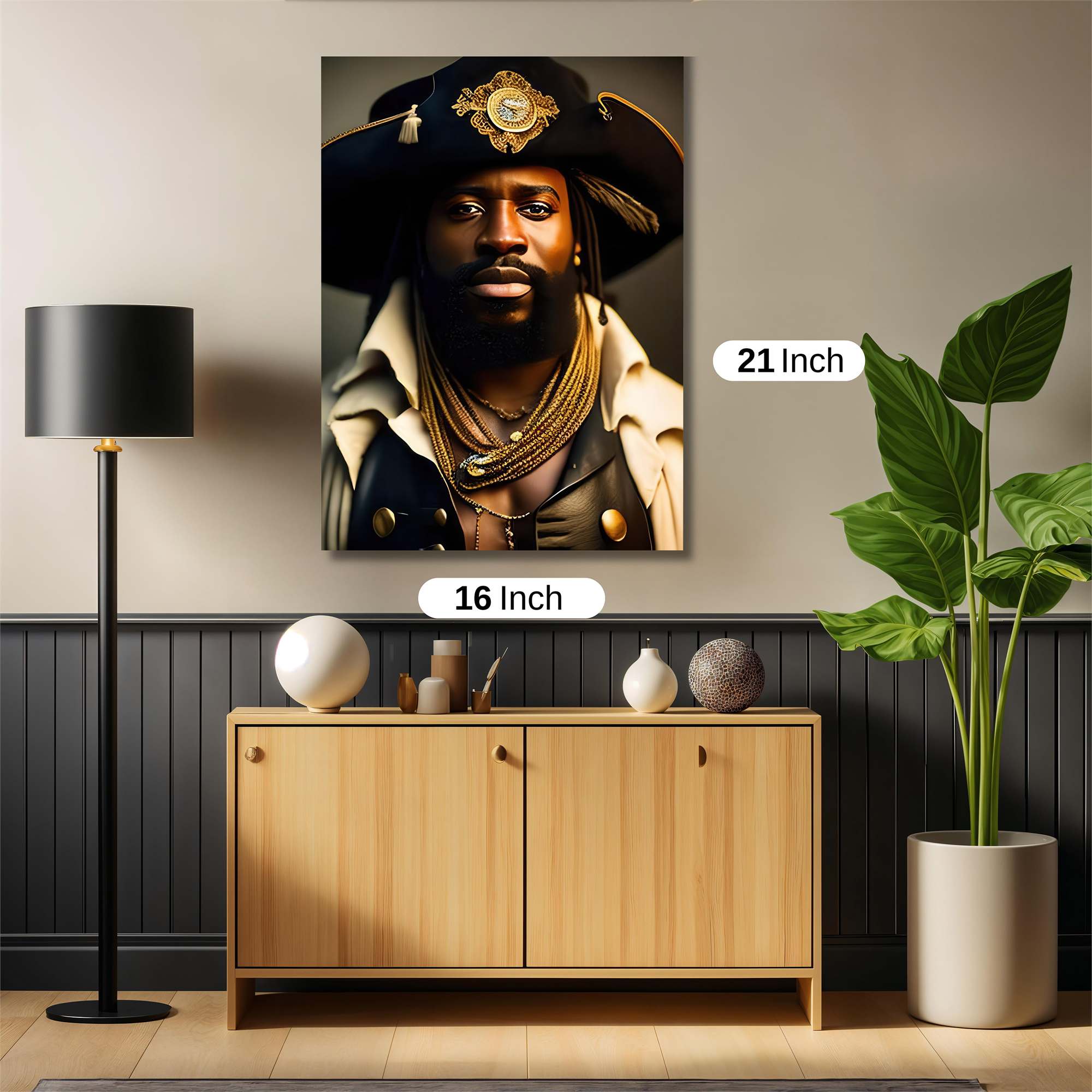 Pirate Regal Safe Wall Magnetic / M