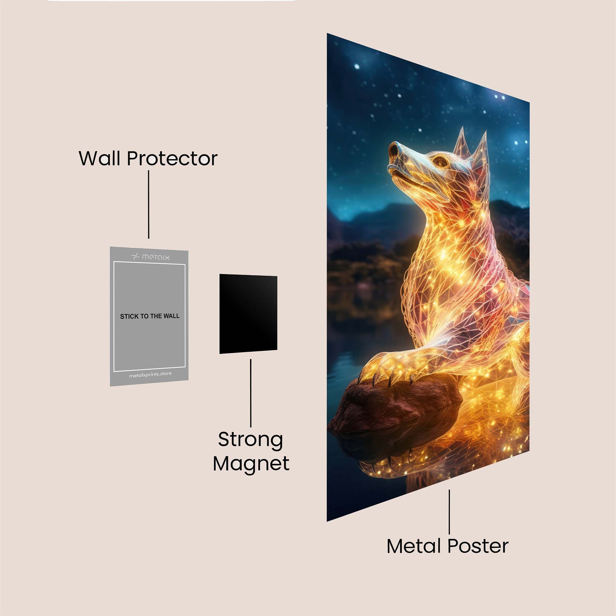 Starry Serenity Safe Wall Magnetic / M