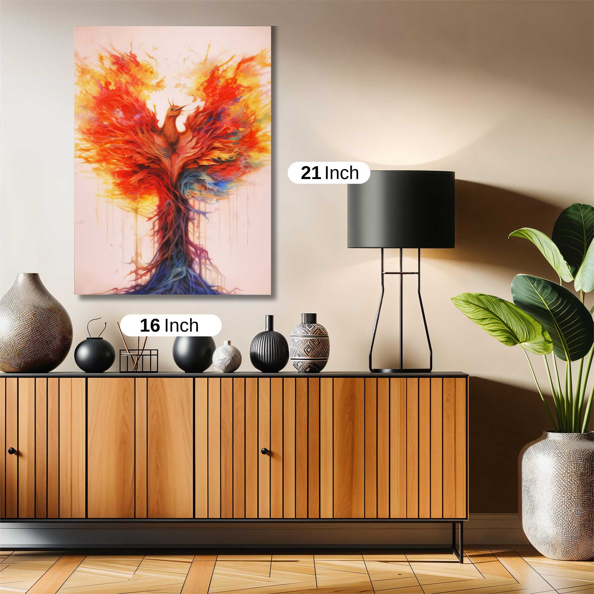 Phoenix Rebirth Safe Wall Magnetic / M