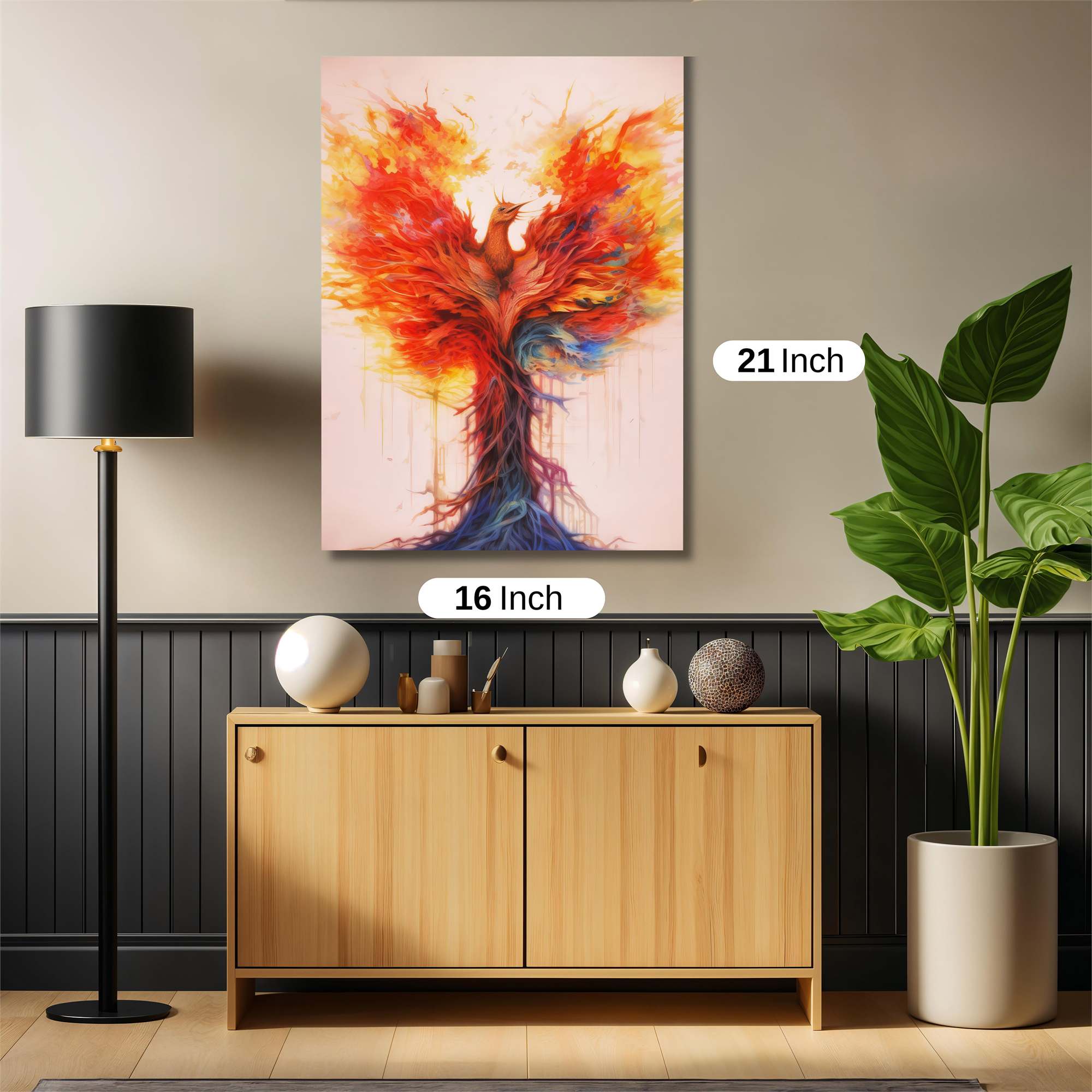 Phoenix Rebirth Safe Wall Magnetic / M